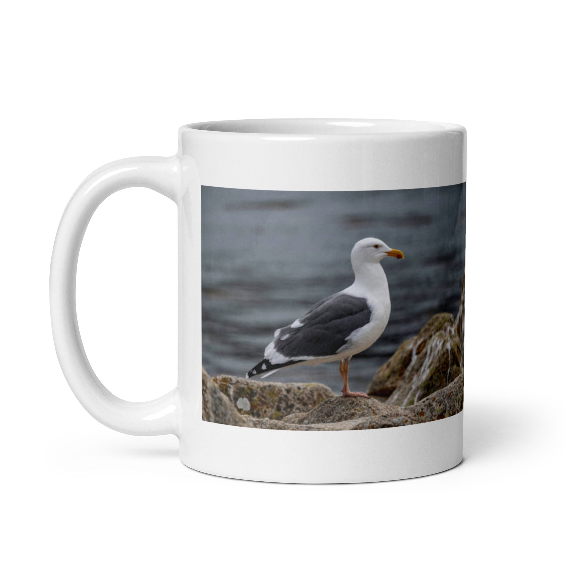 "Gull Mug #1: The Coastal Scavenger (Ceramic)"