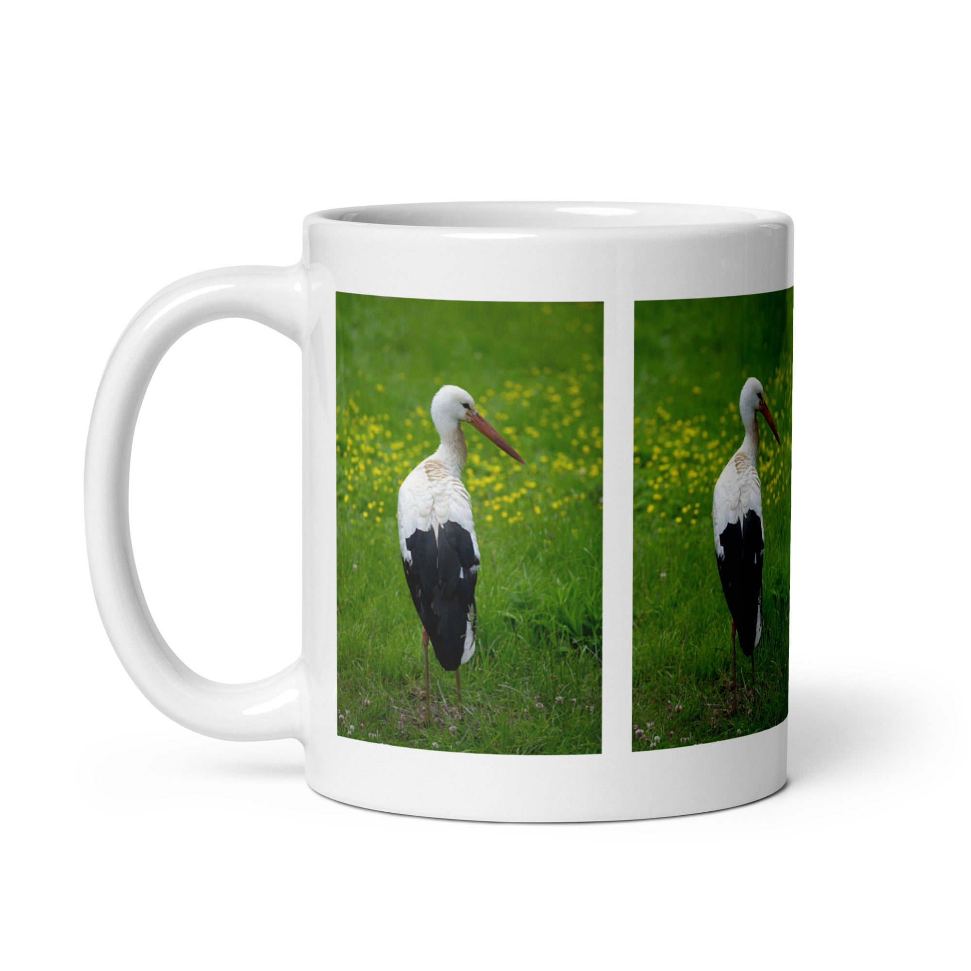 "Stork Mug #1: The Long-legged Deliverer (Ceramic)"