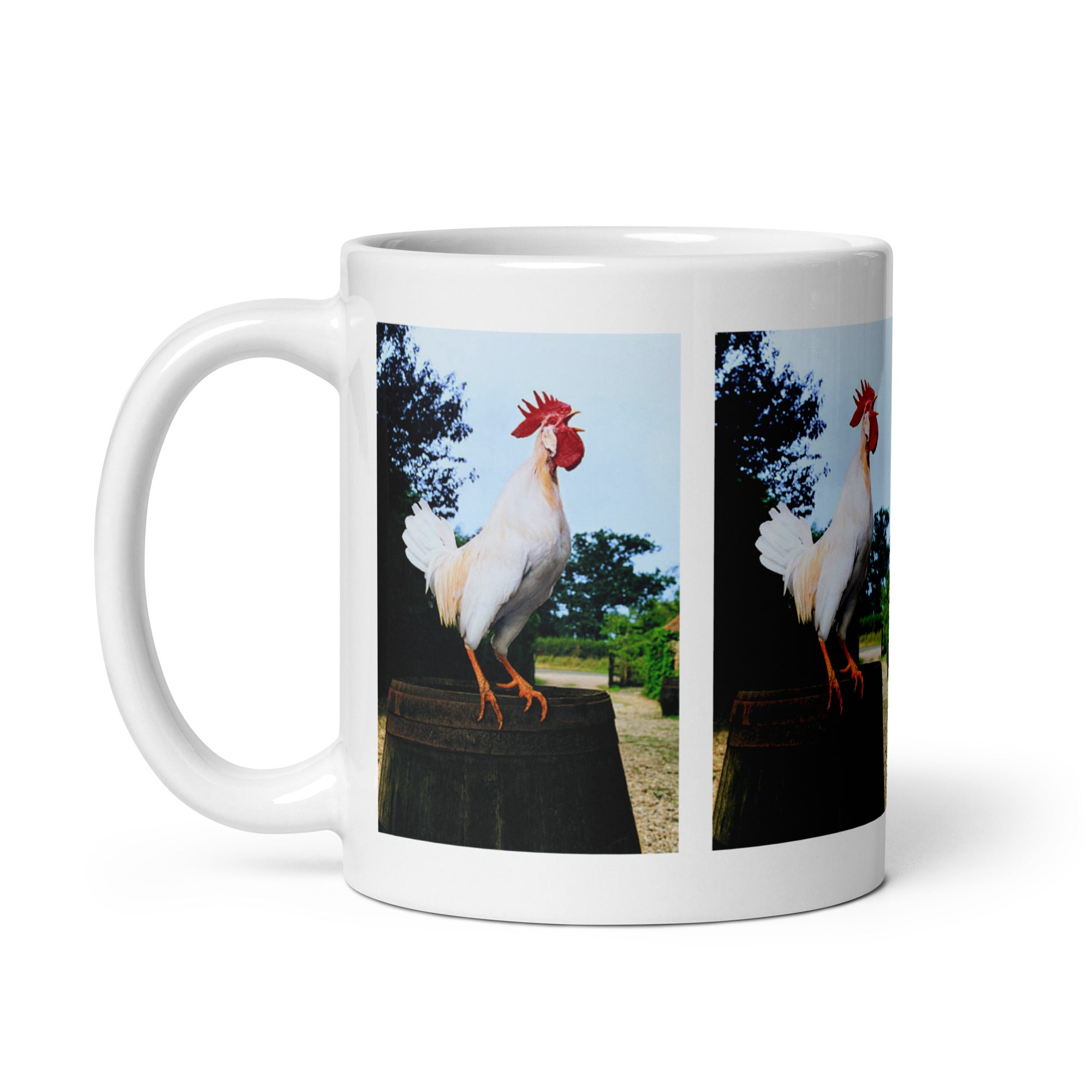 "Chicken Mug #1: The Clucky Connoisseur (Ceramic)"