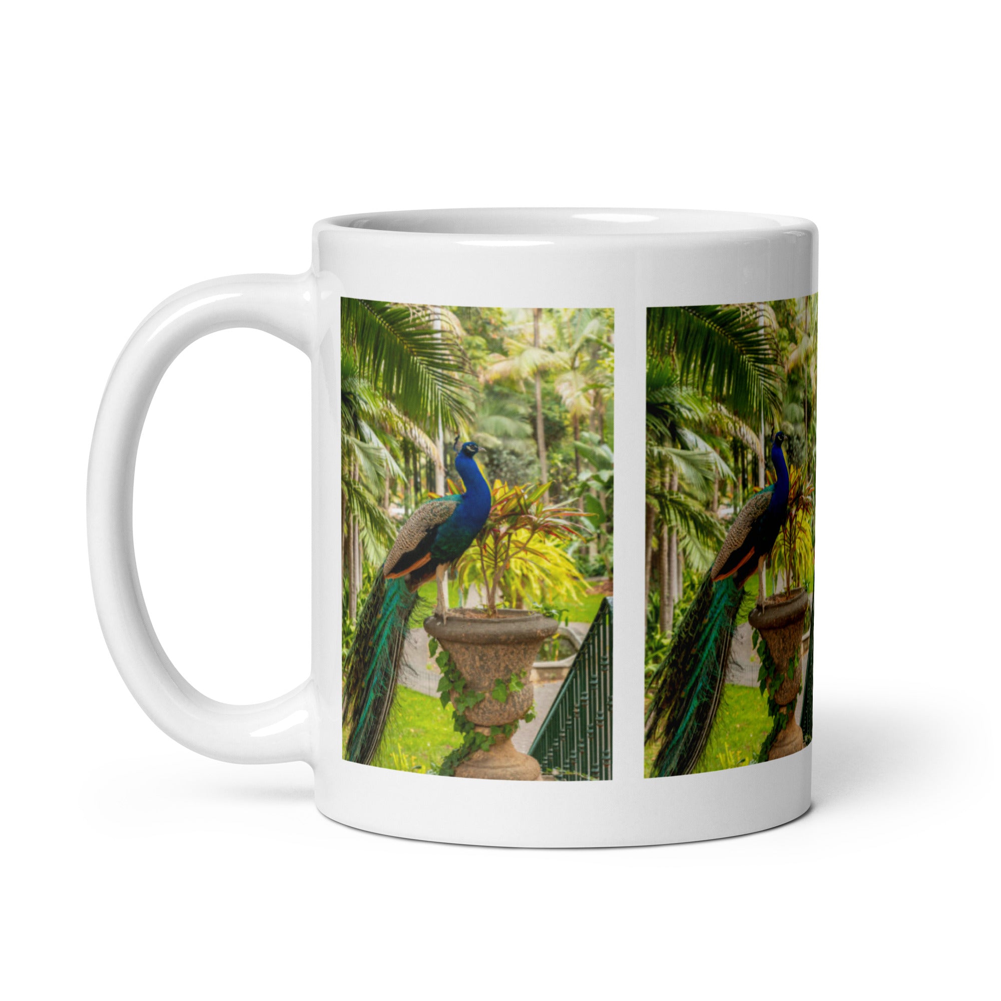 "Peacock Mug #1: The Iridescent Showstopper (Ceramic)"