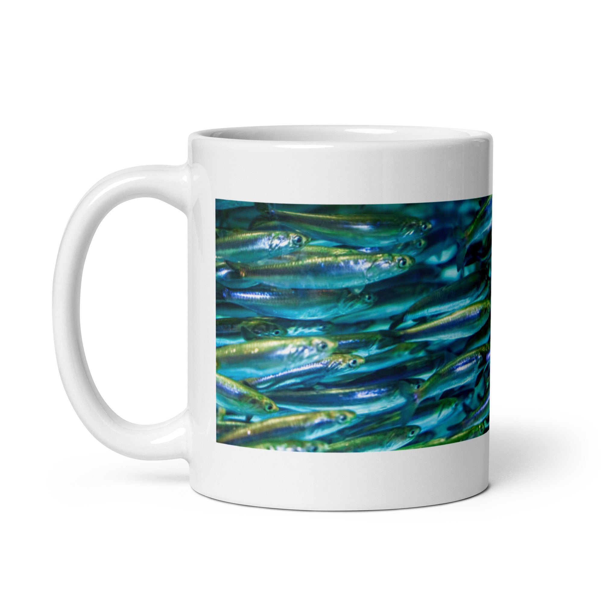 "Anchovy Mug #1: The Silver Shoaler (Ceramic)"