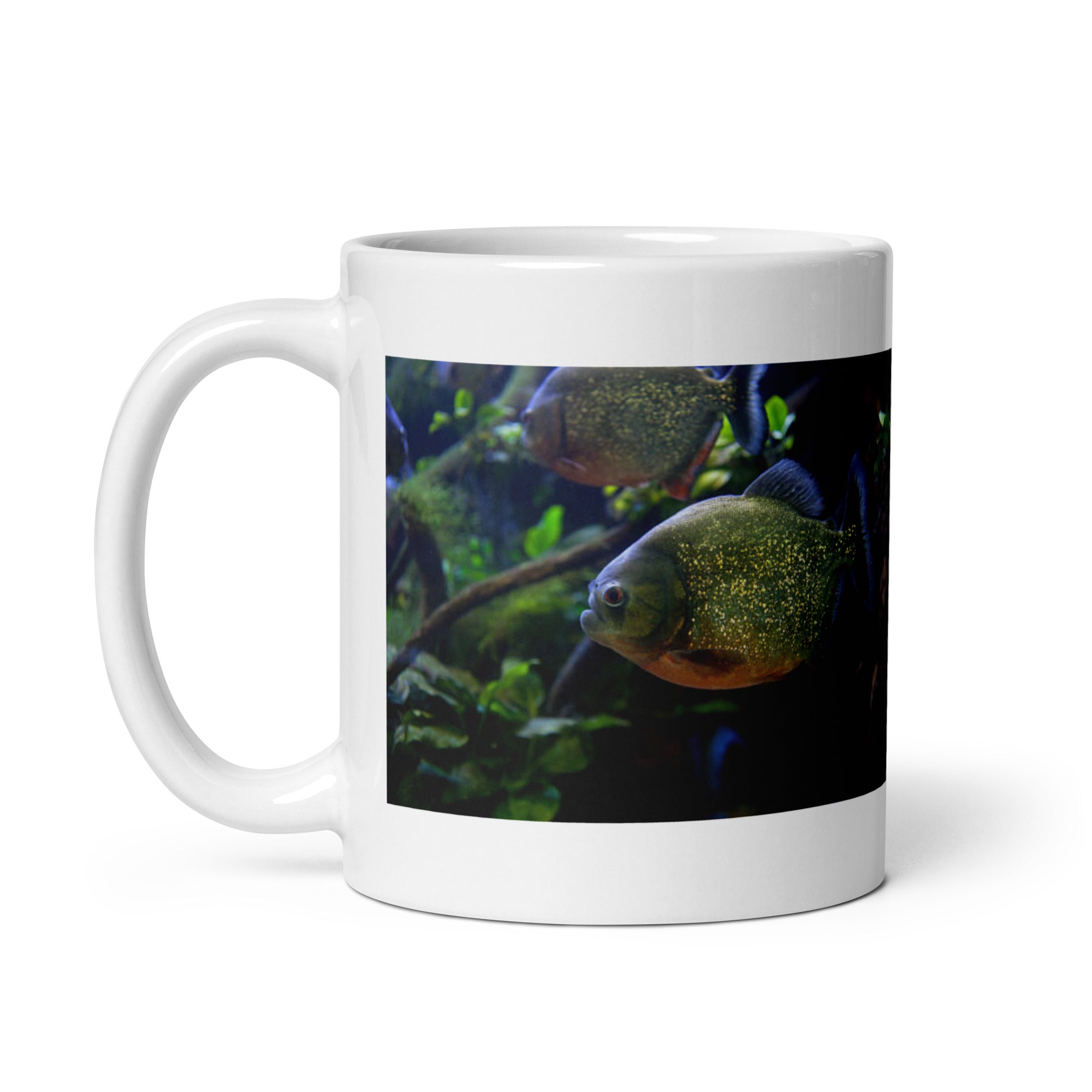 "Piranha Mug #1: The Razor-Toothed River Raider (Ceramic)"