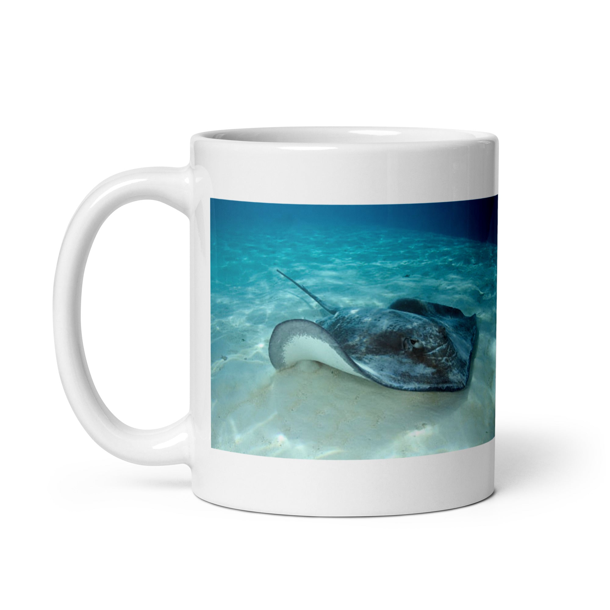 "Ray Mug #1: The Graceful Glider (Ceramic)"