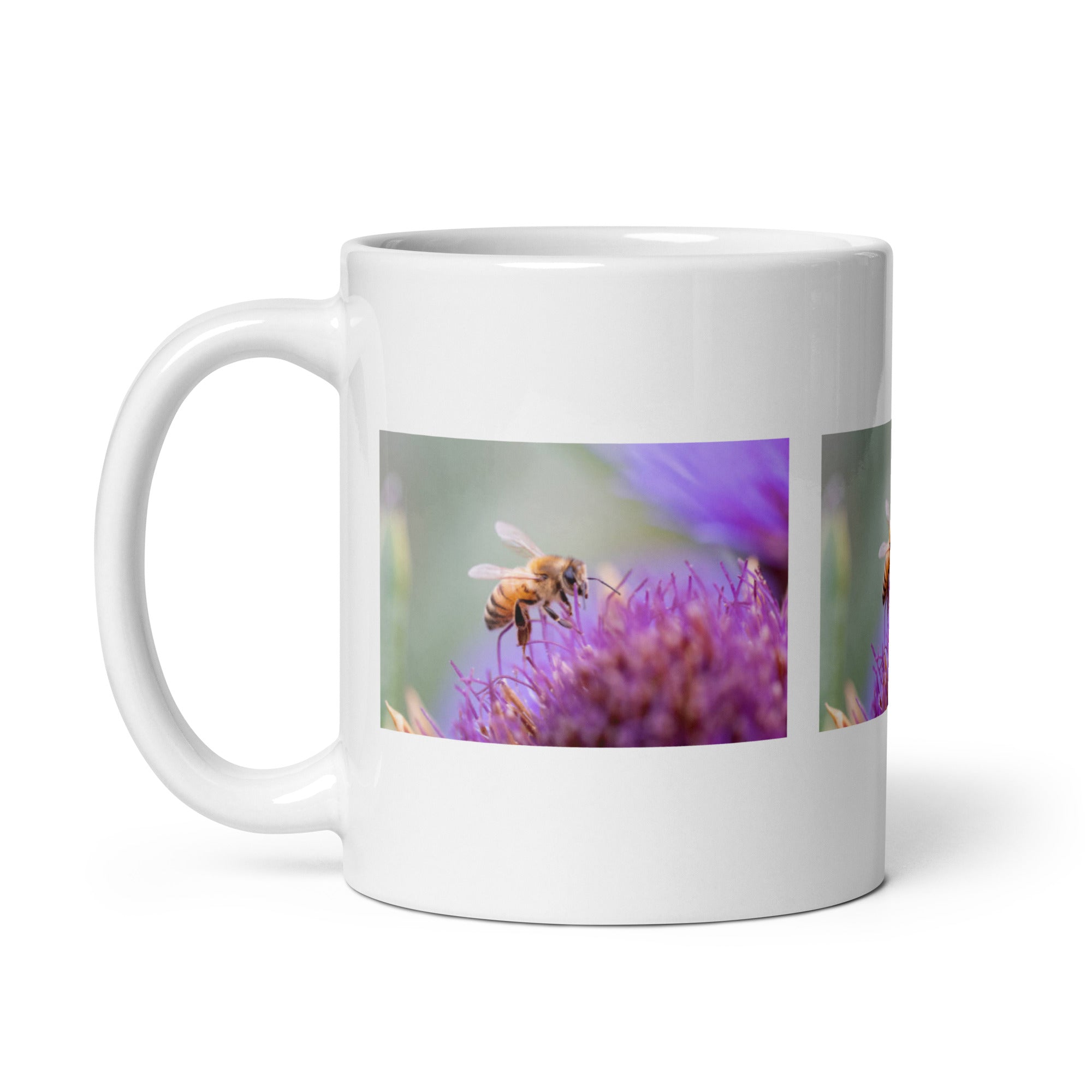 "Bee Mug #1: The Busy Pollinator (Ceramic)"