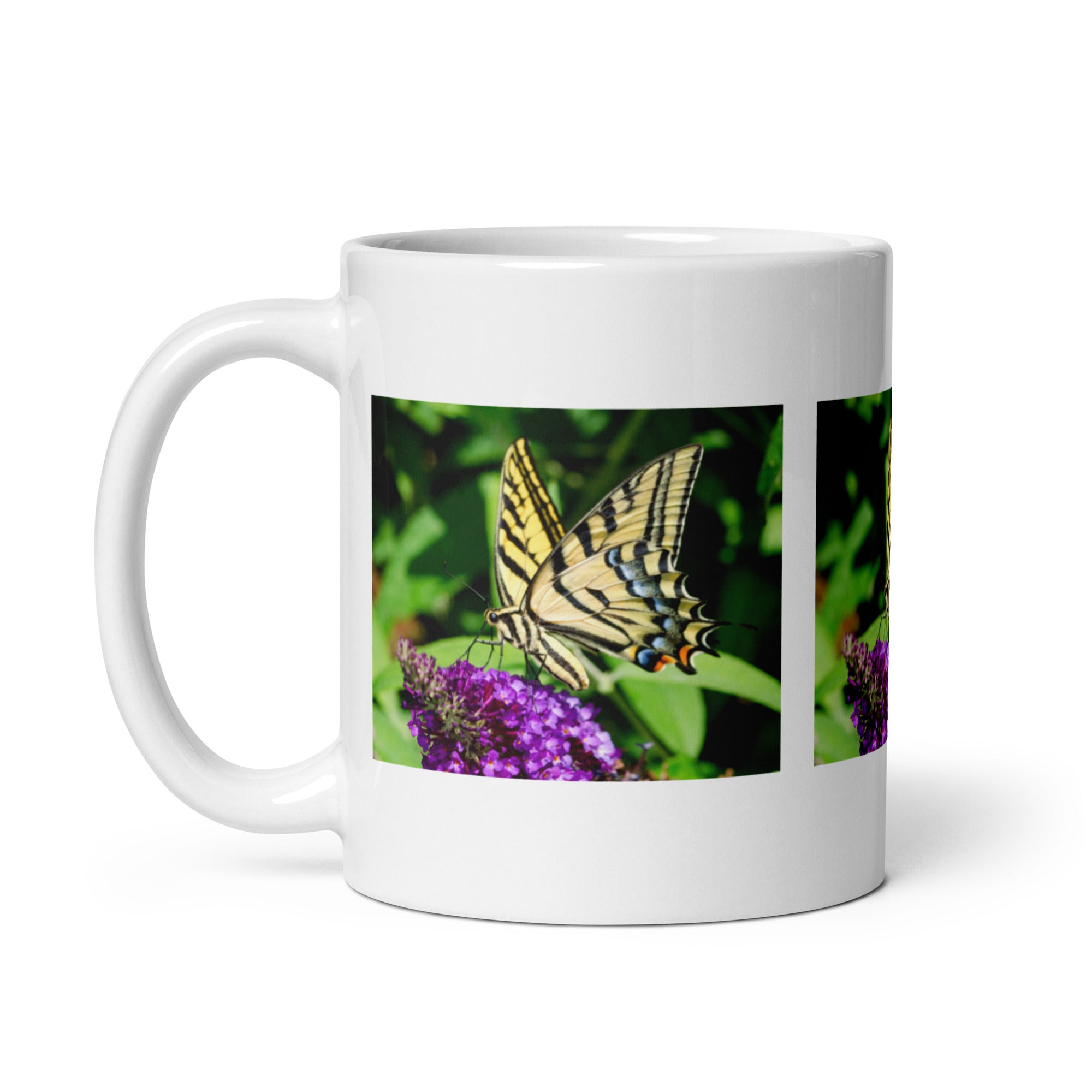 "Butterfly & Moth Mug #1: The Winged Metamorphosis (Ceramic)"