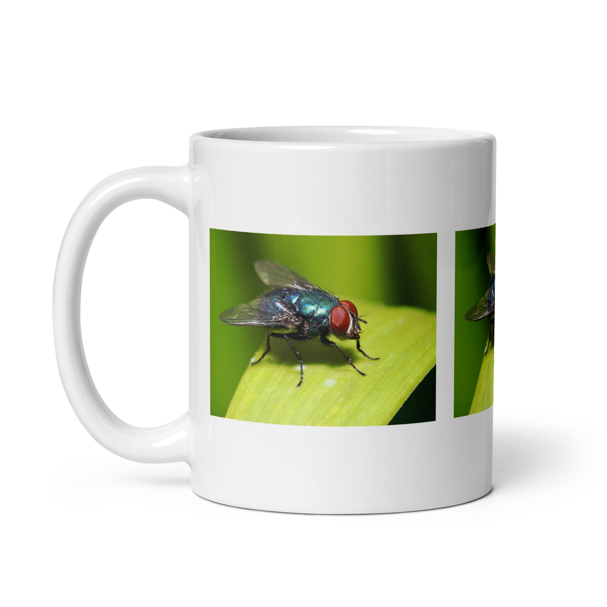 "Fly Mug #1: The Buzzing Pollinator (Ceramic)"