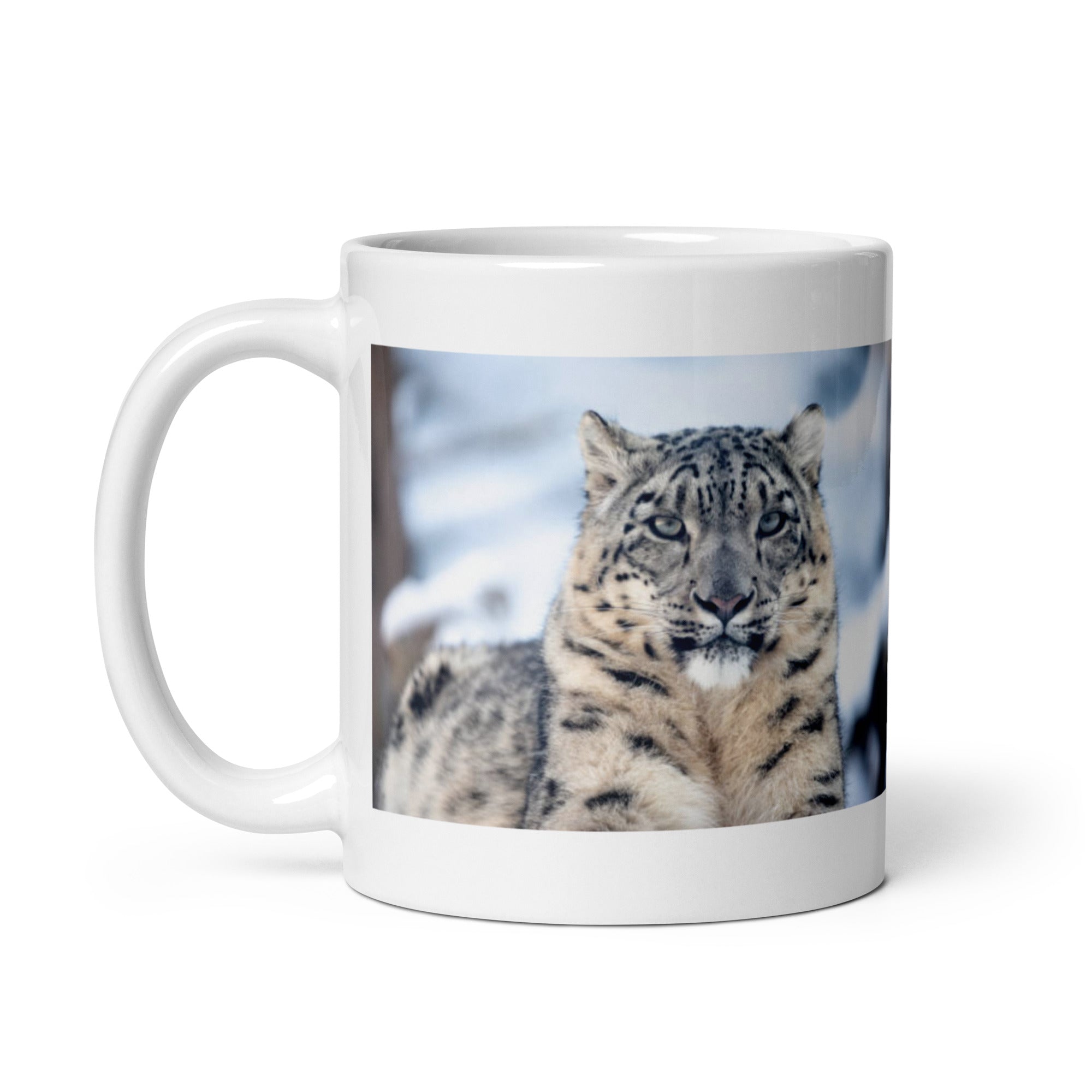 "Snow Leopard Mug #1: The Ghost of the Mountains (Ceramic)"