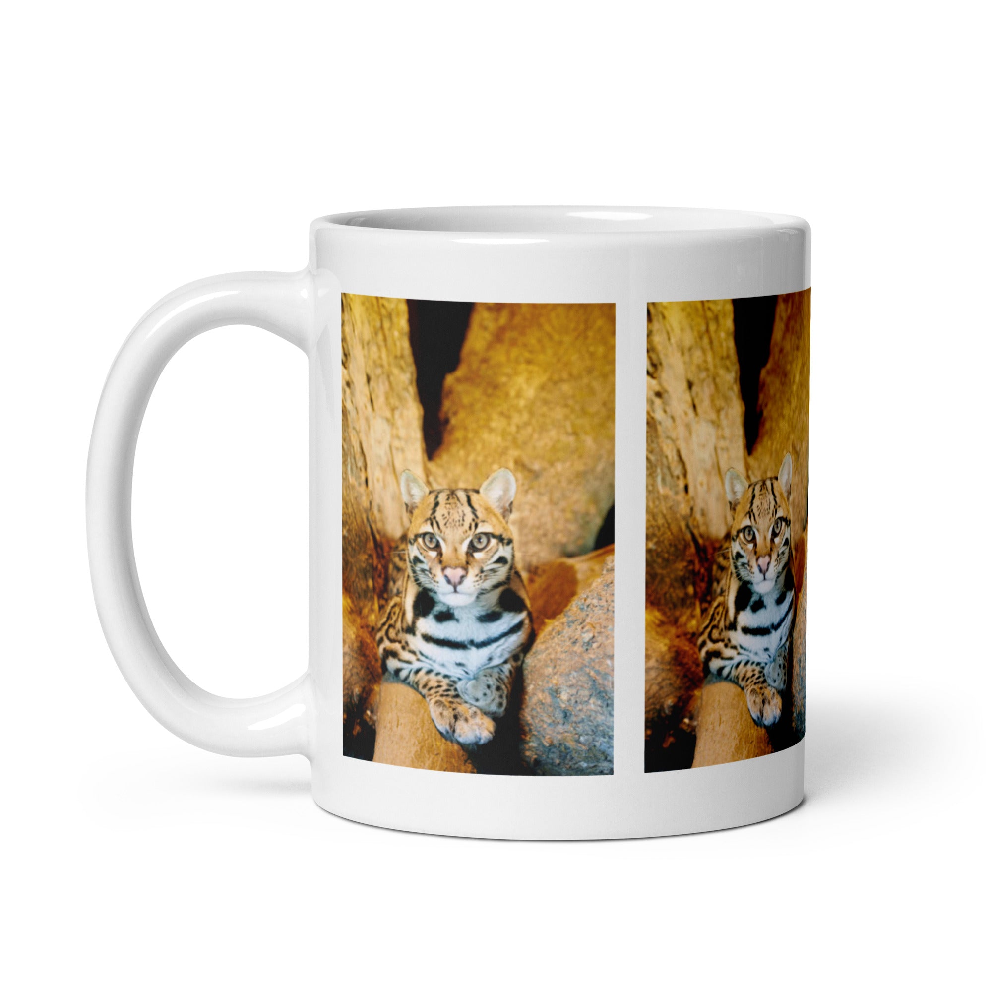 "Ocelot Mug #1: The Nocturnal Prowler (Ceramic)"