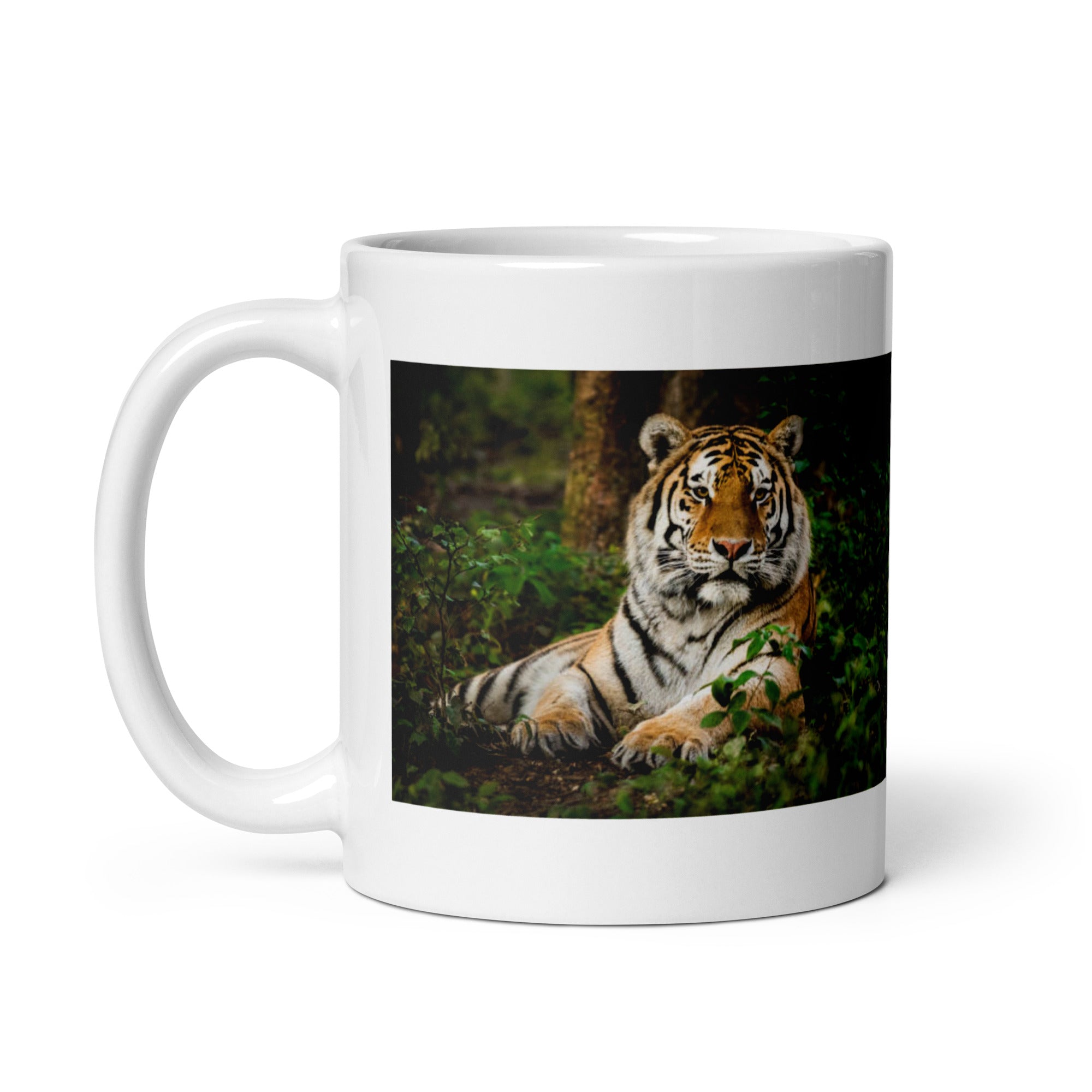 "Tiger Mug #1: The Striped Sovereign (Ceramic)"