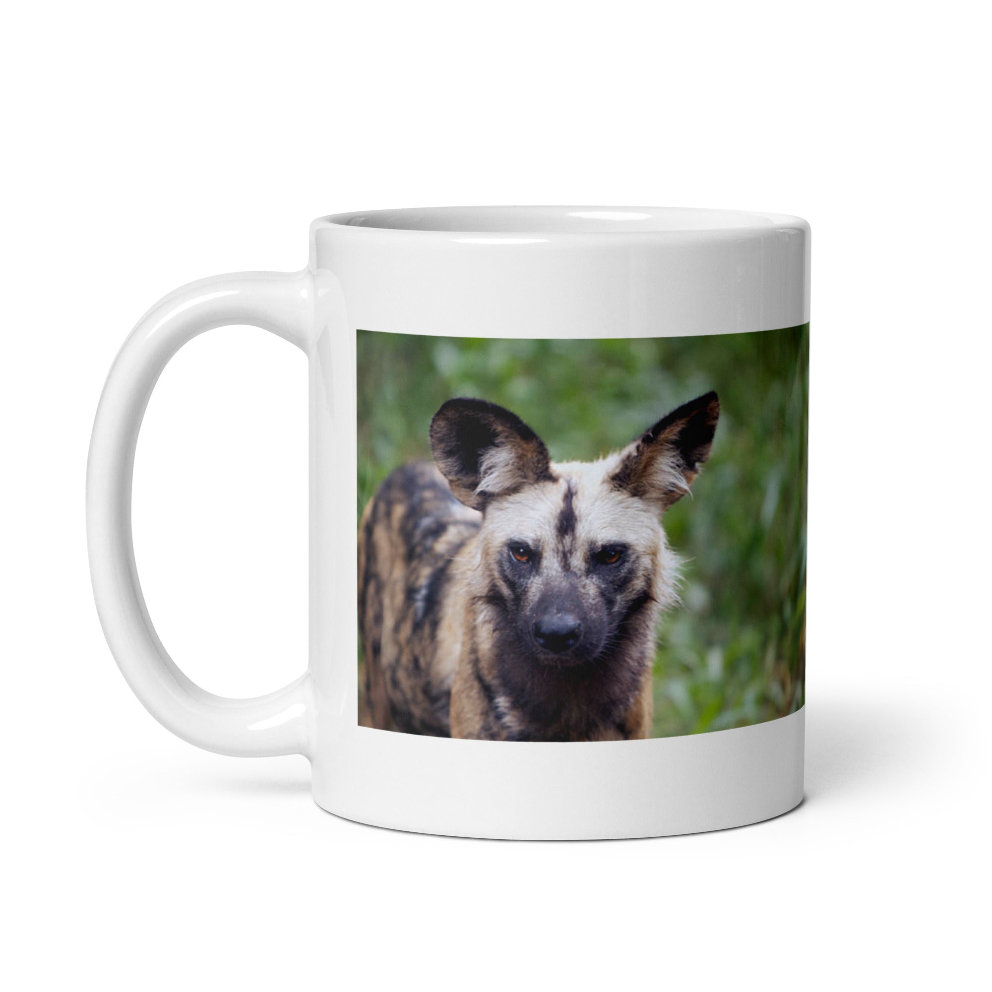 "African Wild Dog Mug #1: The Painted Pack Hunter (Ceramic)"