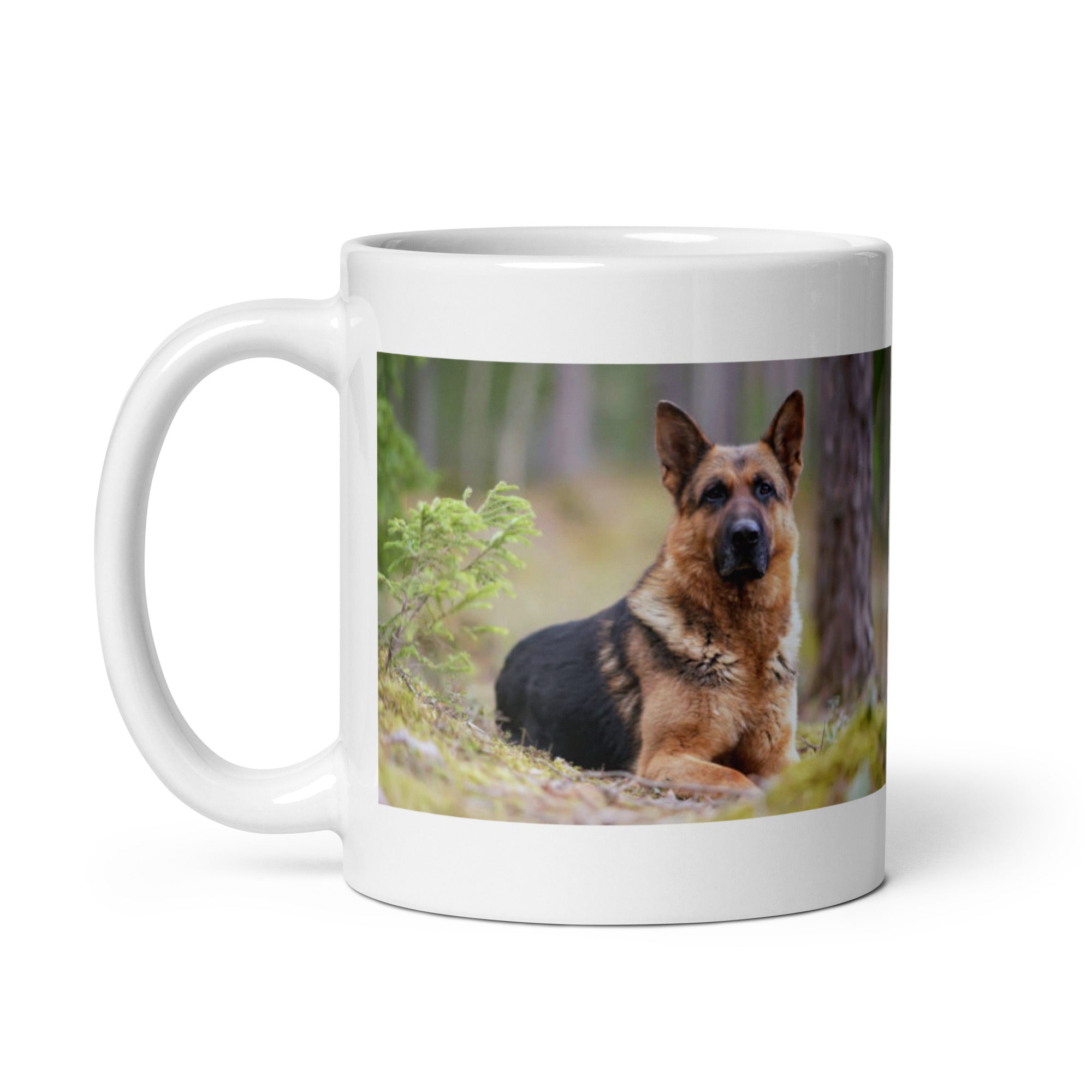 "German Shepherd Mug #1: The Loyal Guardian (Ceramic)"