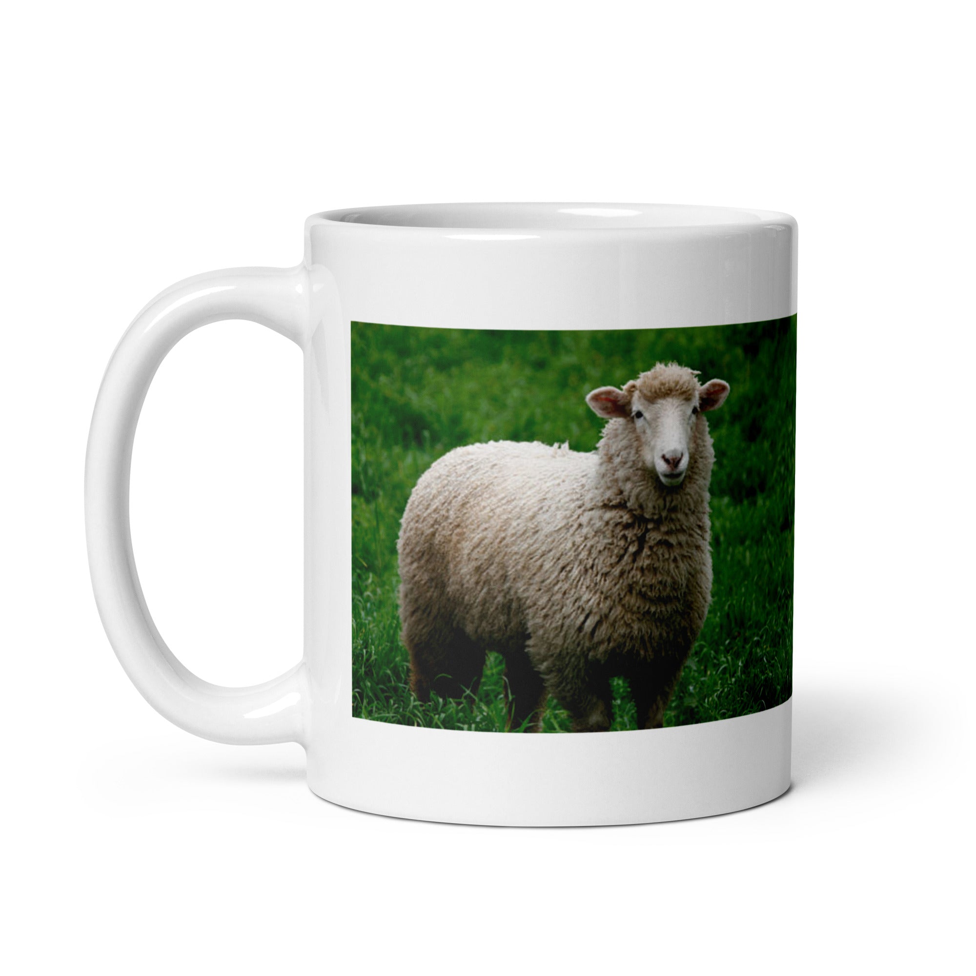 "Sheep Mug #1: The Wooly Wanderer (Ceramic)"