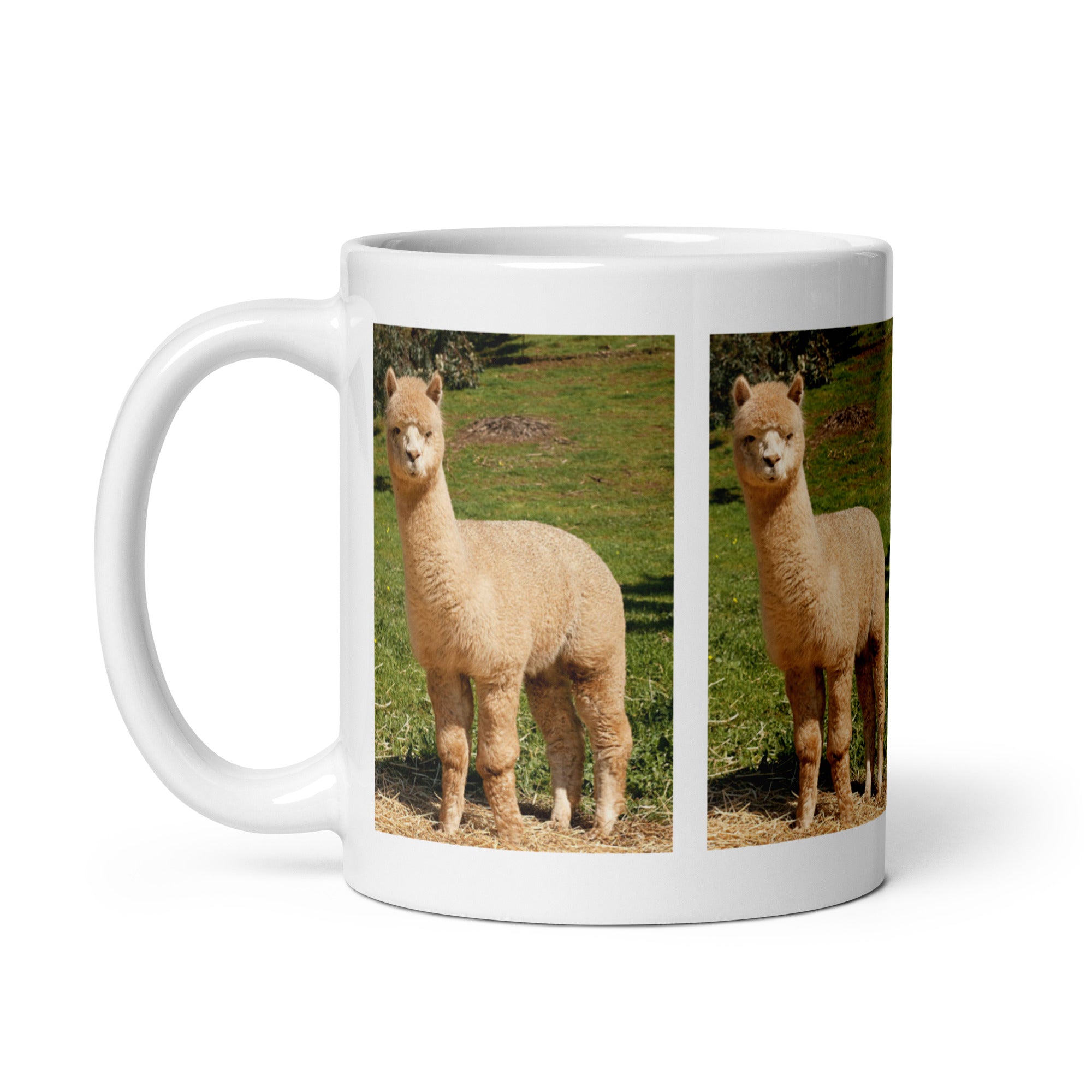 "Alpaca Mug #1: The Gentle Hummer (Ceramic)"