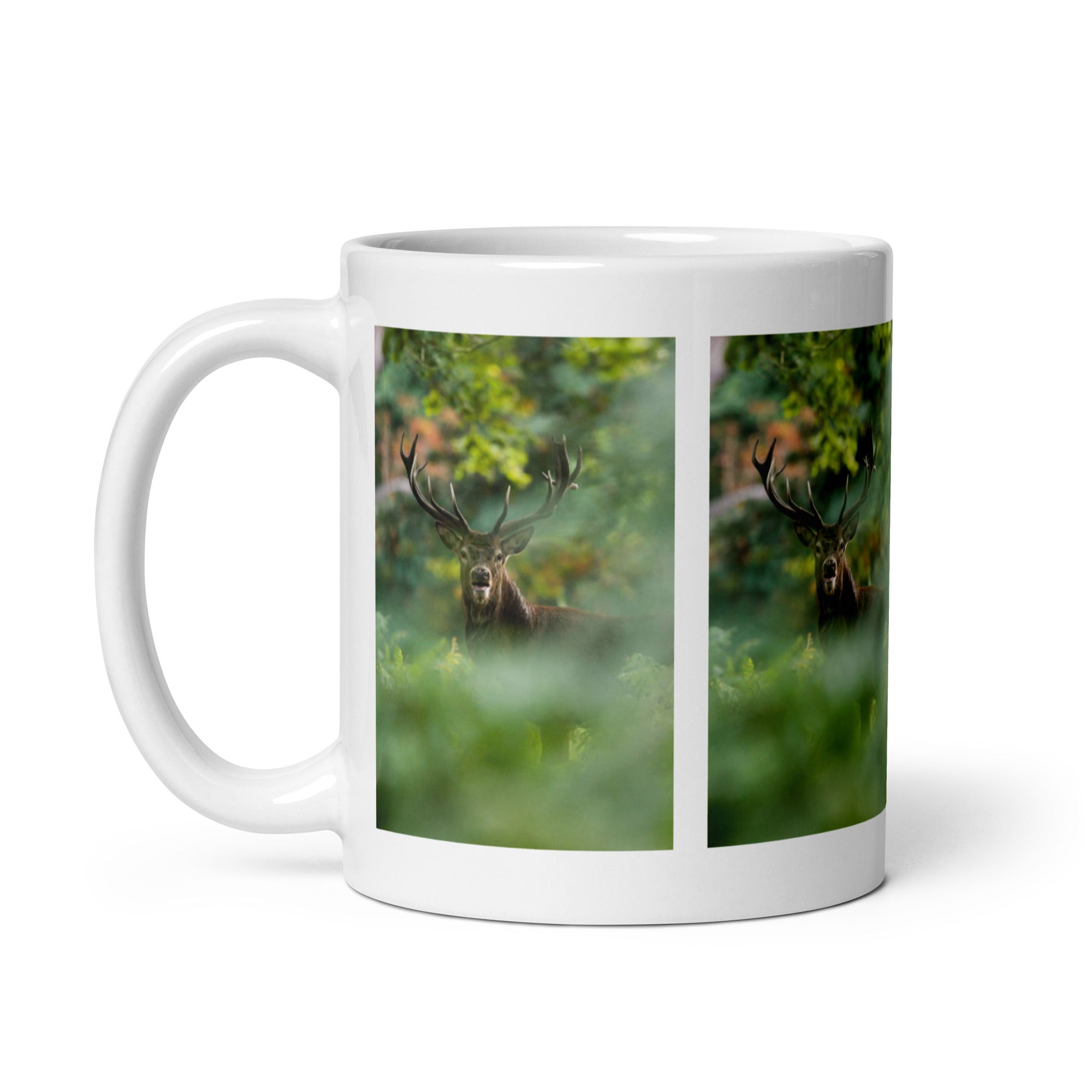 "Deer Mug #1: The Antlered Grazer (Ceramic)"