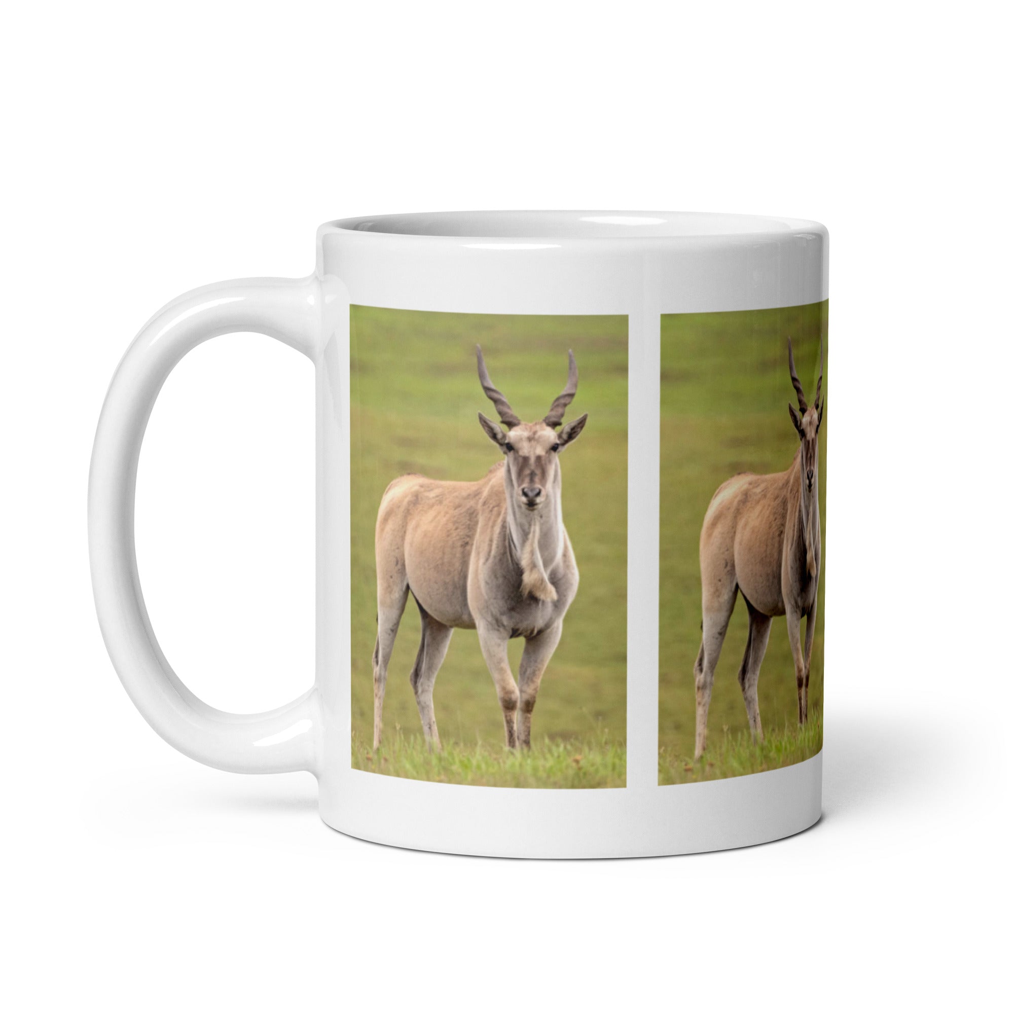 "Eland Mug #1: The Spiral-Horned Grazer (Ceramic)"