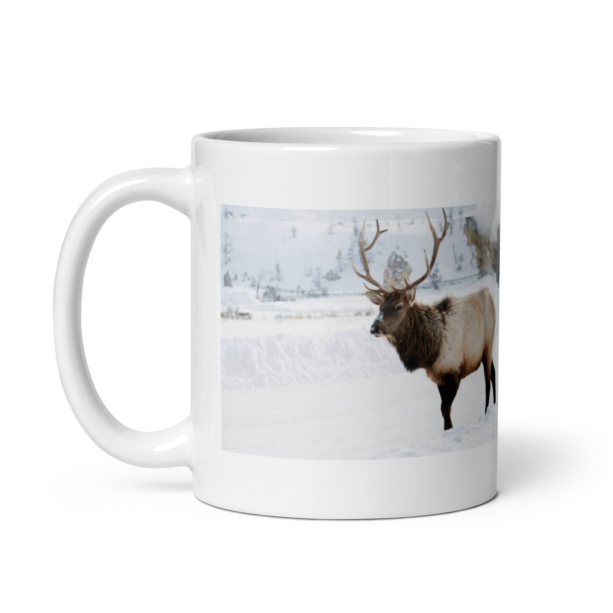 "Elk Mug #1: The Antlered Monarch (Ceramic)"