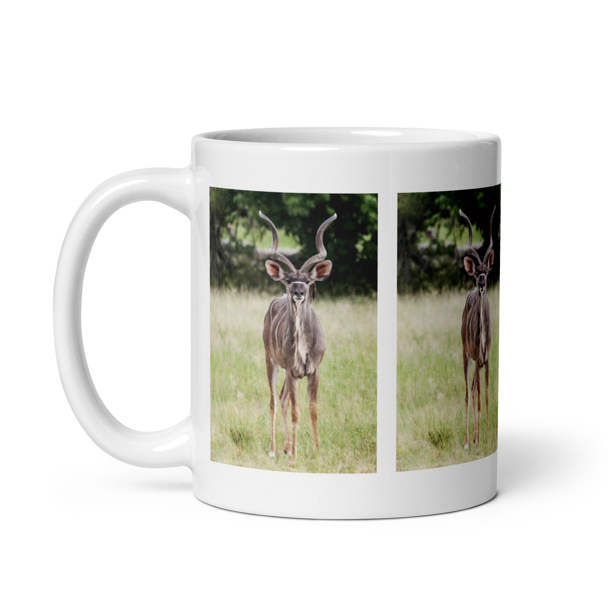 "Kudu Mug #1: The Spiral-Horned Majesty (Ceramic)"