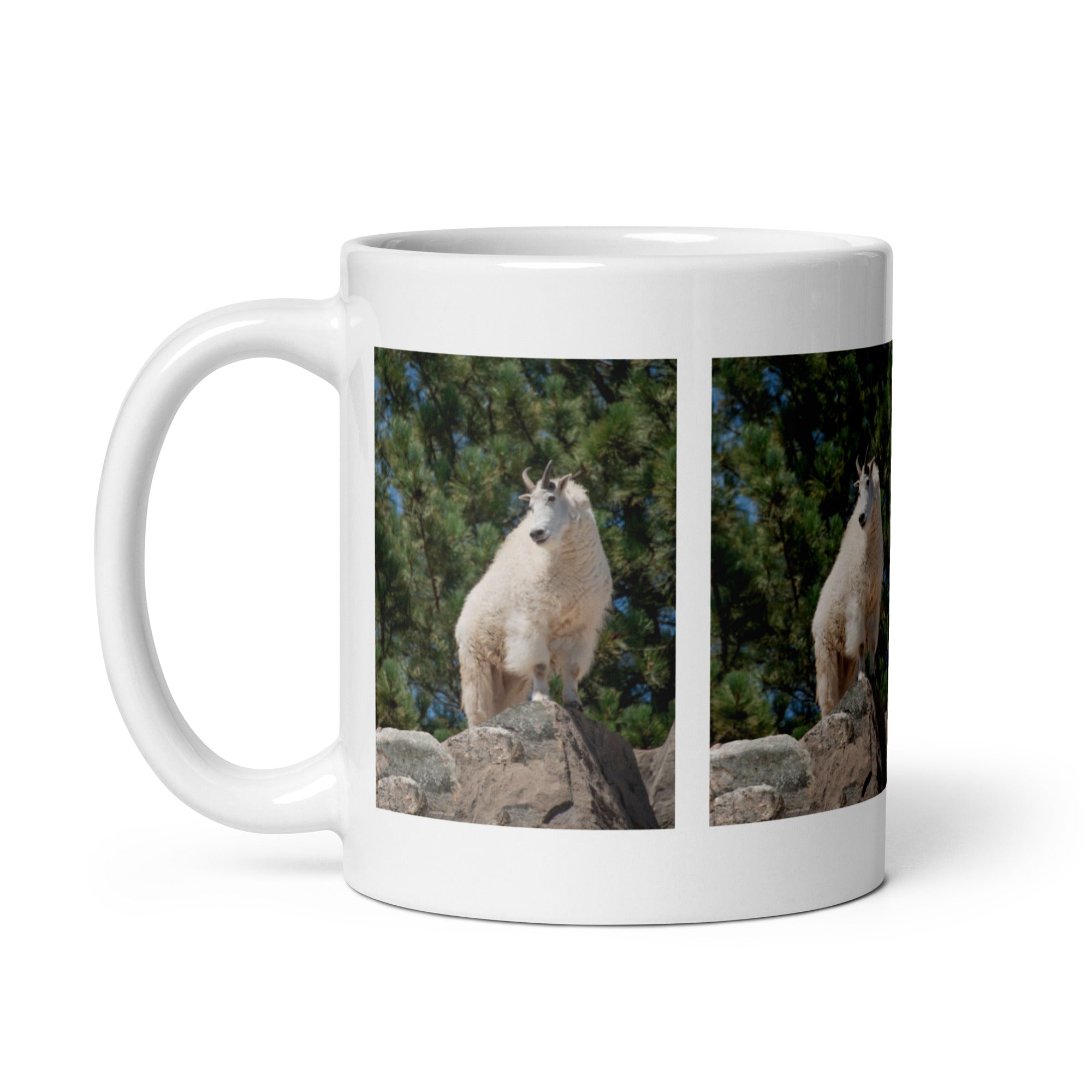 "Mountain Goat Mug #1: The Cliffside Climber (Ceramic)"