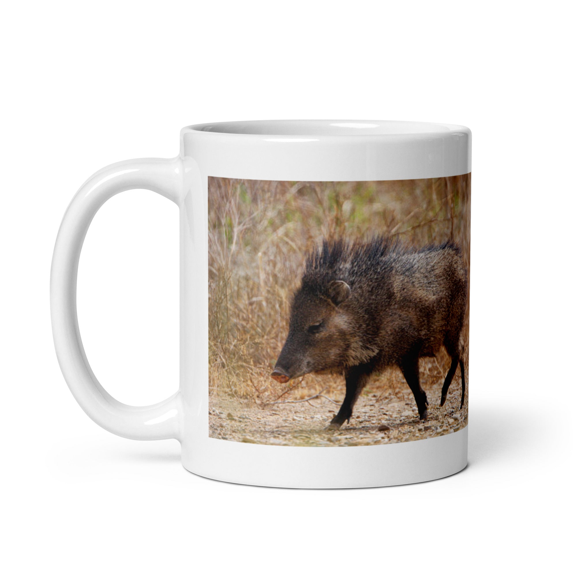 "Peccary Mug #1: The Bristly Browser (Ceramic)"