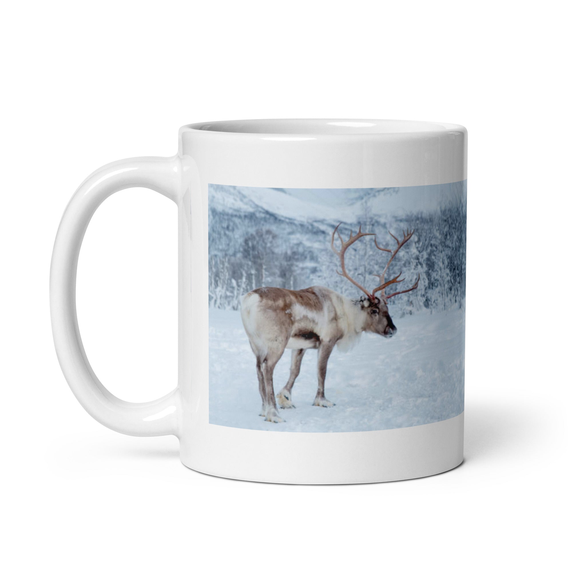 "Reindeer Mug #1: The Antlered Nomad (Ceramic)"