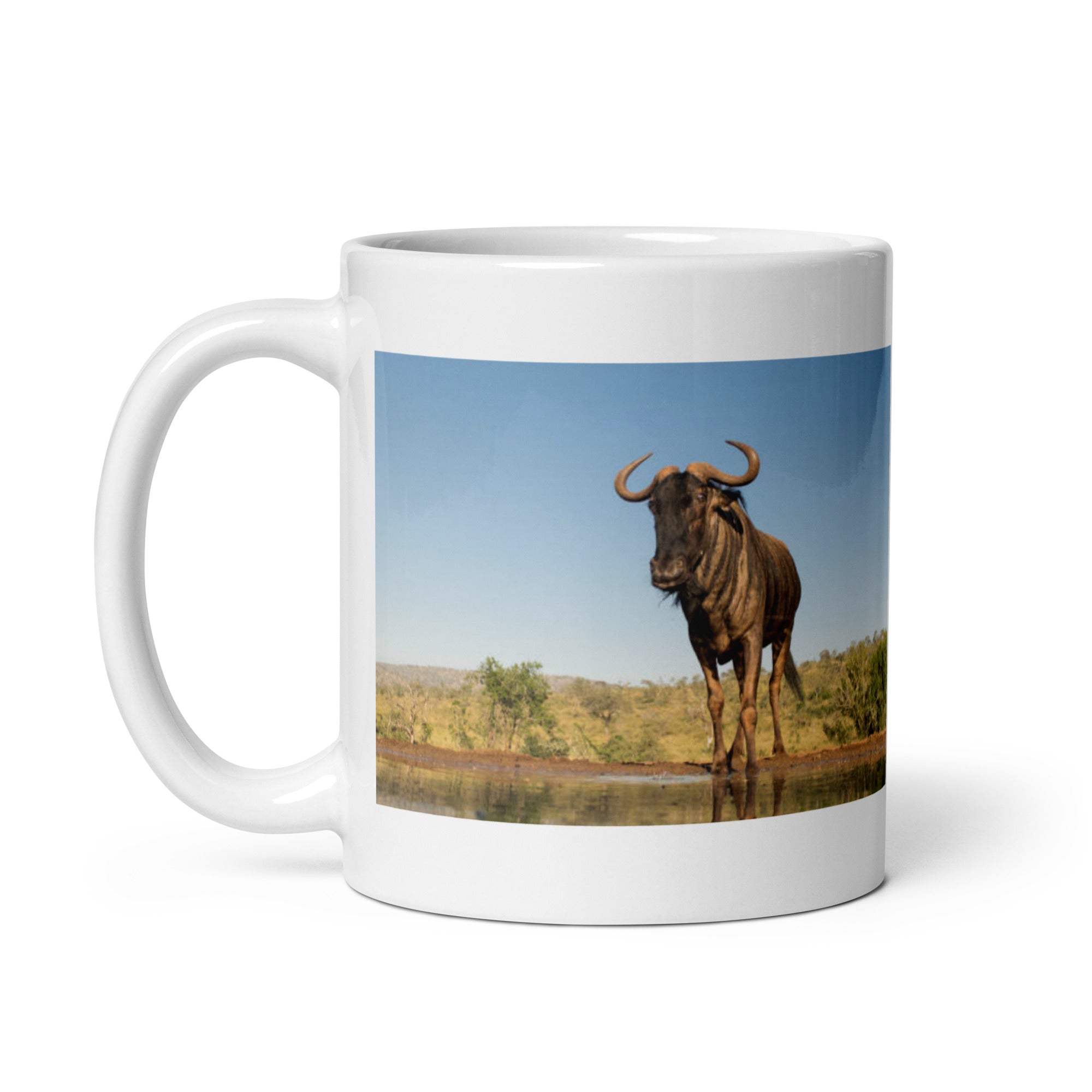 "Wildebeest Mug #1: The Great Migration (Ceramic)"