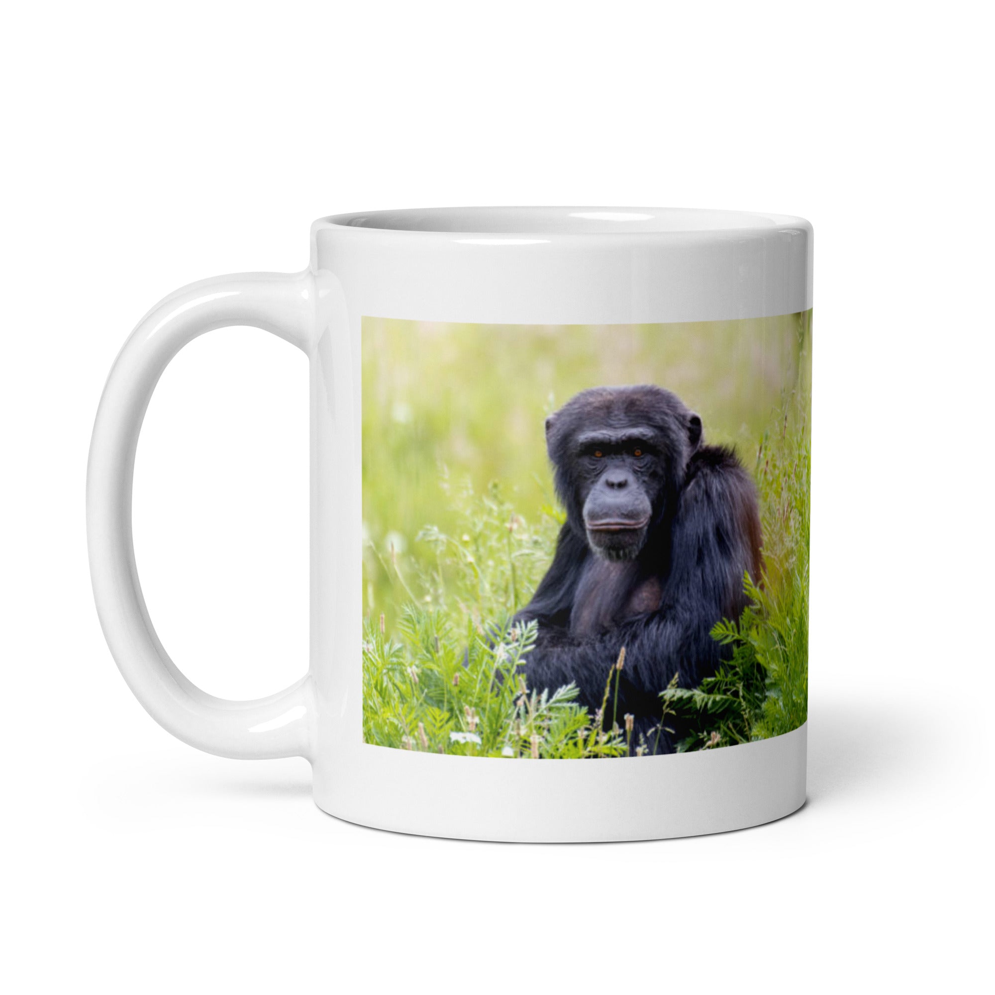 "Bonobo Mug #1: The Peace-Loving Primate (Ceramic)"