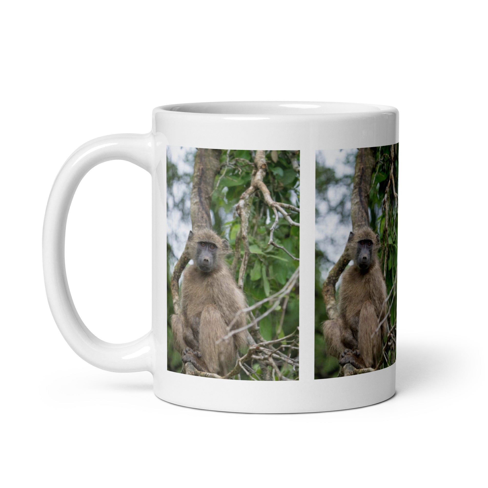 "Chacma Baboon Mug #1: The Adaptable Forager (Ceramic)"