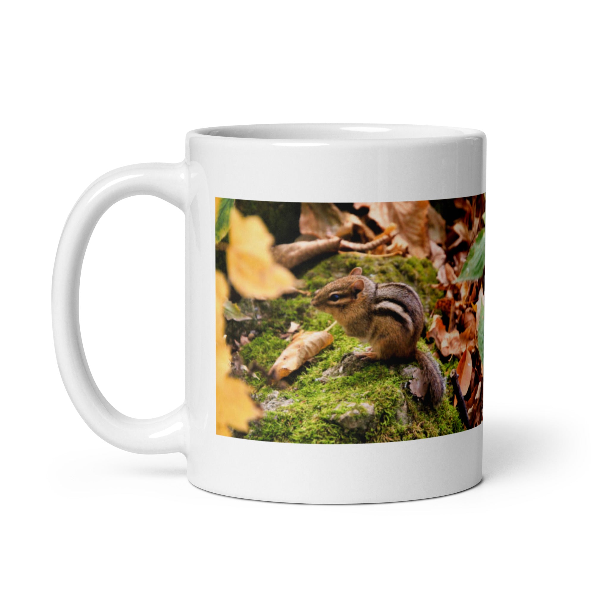 "Chipmunk Mug #1: The Cheek-Stuffing Forager (Ceramic)"