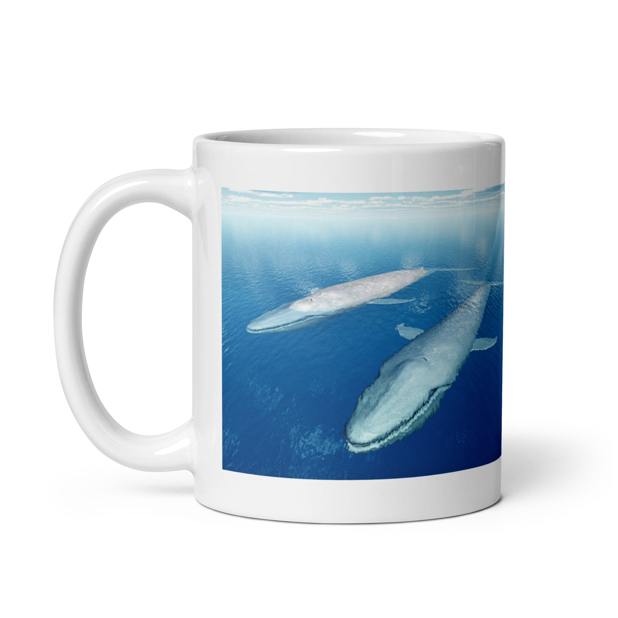 Blue Whale Mug #1: The Gentle Giant (Ceramic)