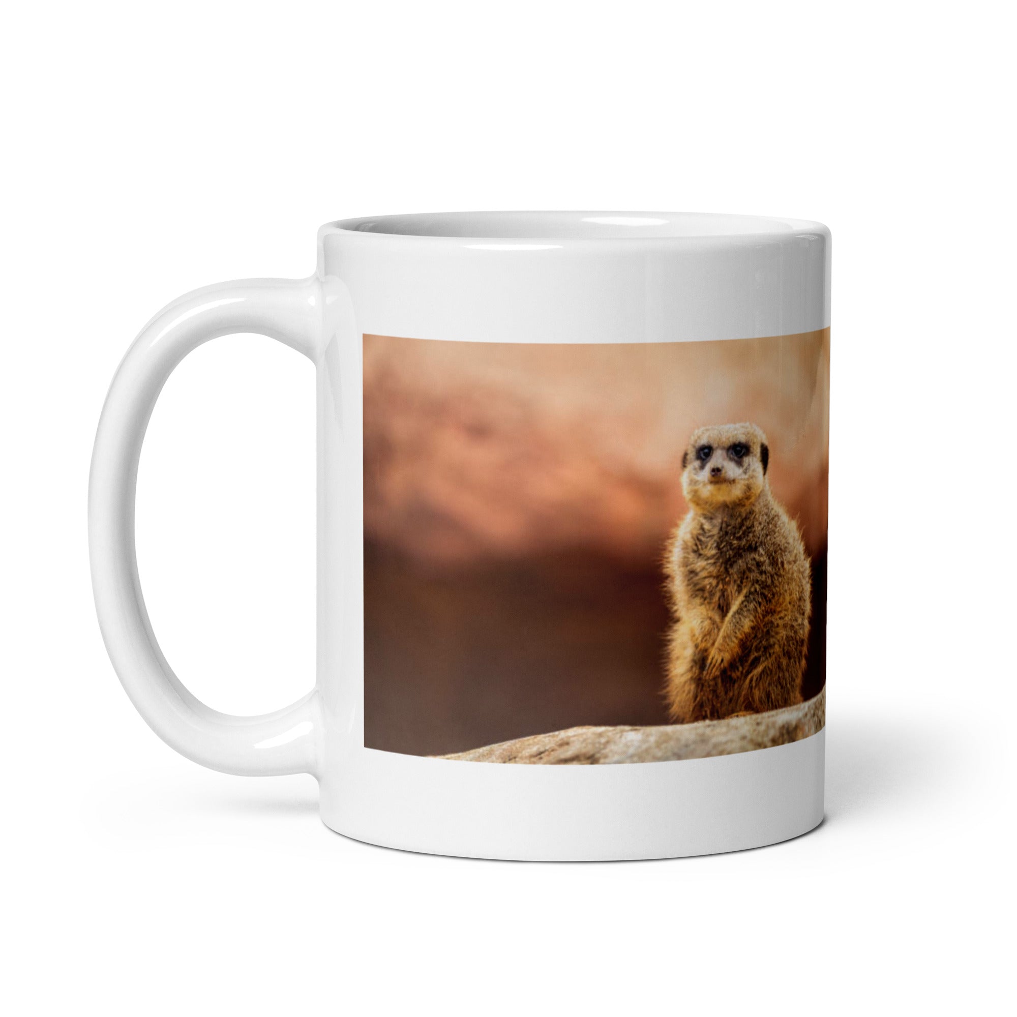 Meerkat Mug #1: The Vigilant Sentinel (Ceramic)