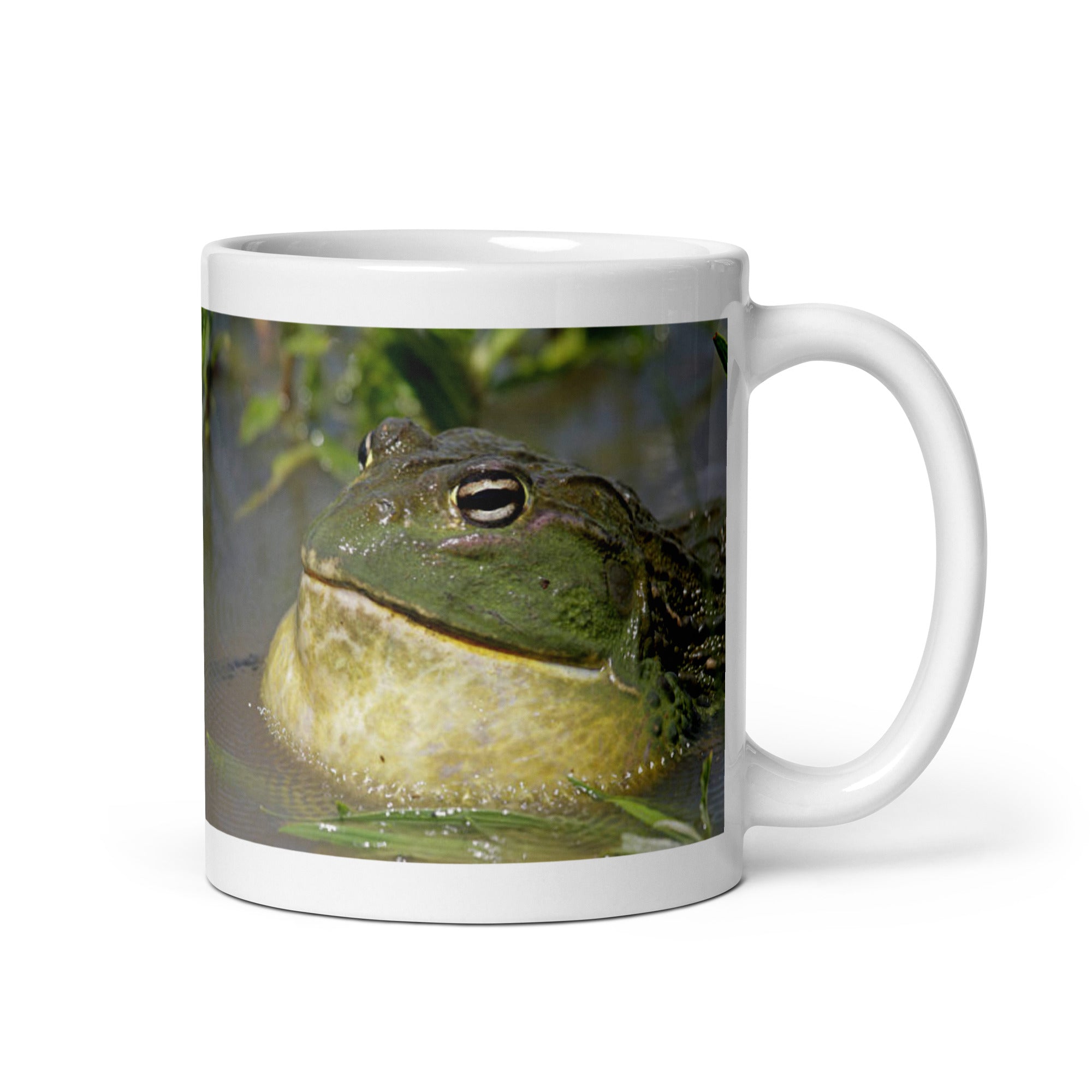 "African Bullfrog Mug #1: The Mighty Croaker (Ceramic)" - 0