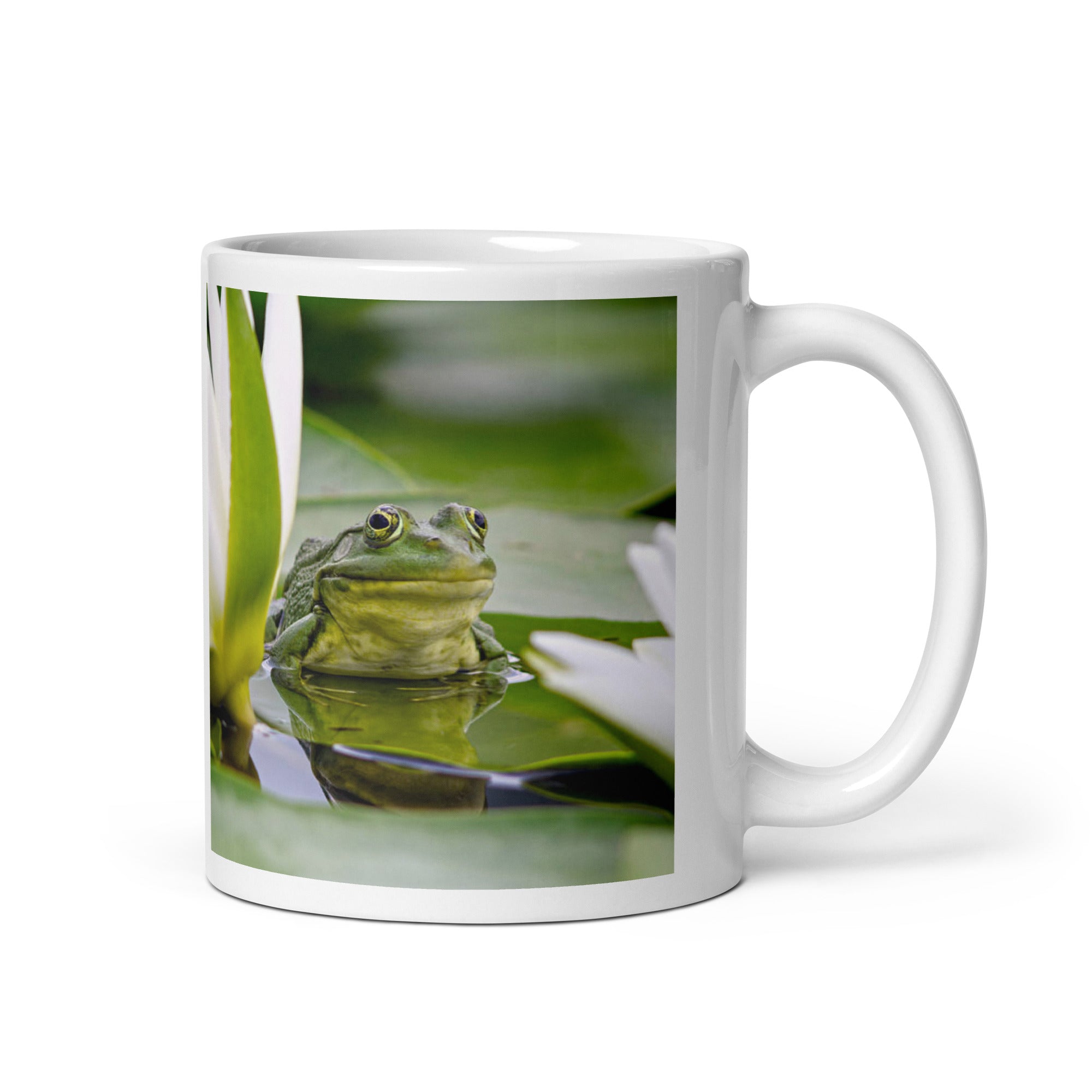 "Frog Mug #1: Nature’s Gentle Hopper (Ceramic)"