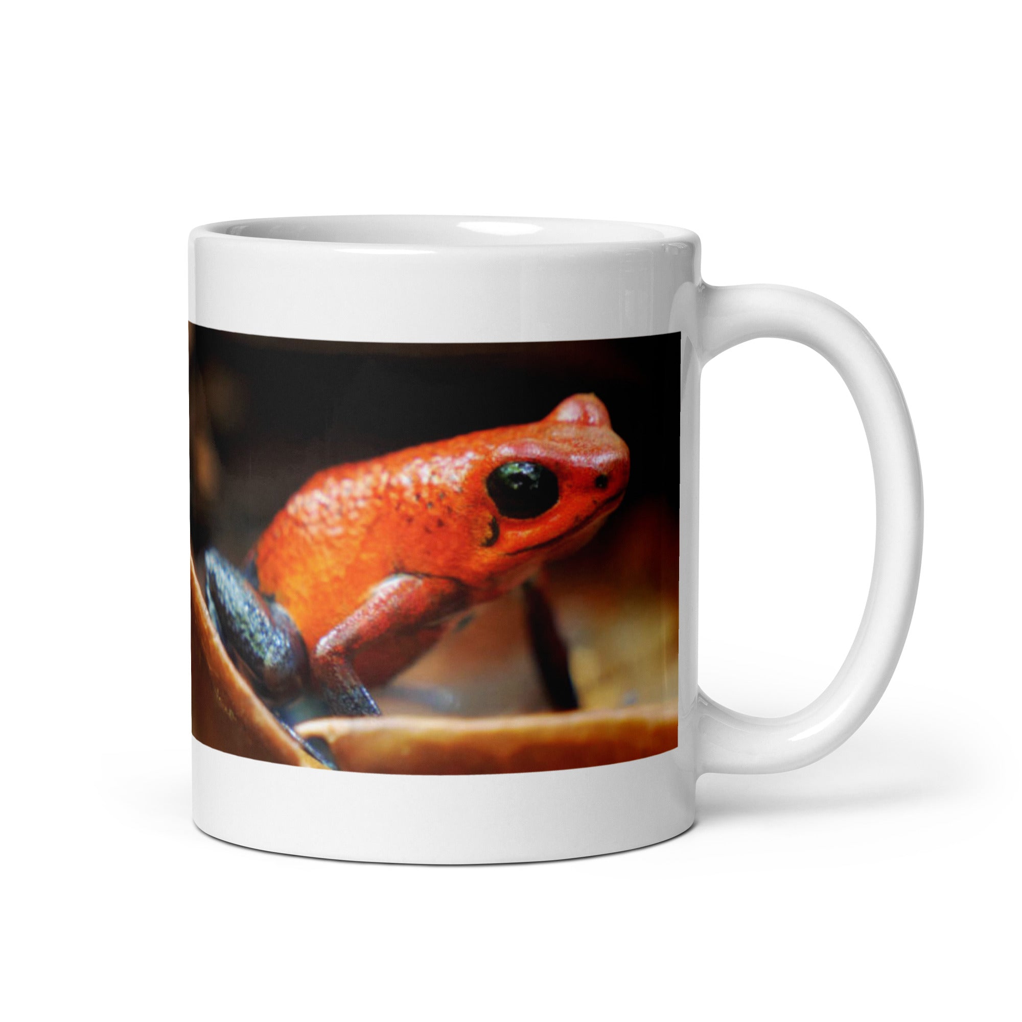 "Poison Frog Mug #1: Vibrant Colors, Powerful Nature (Ceramic)"