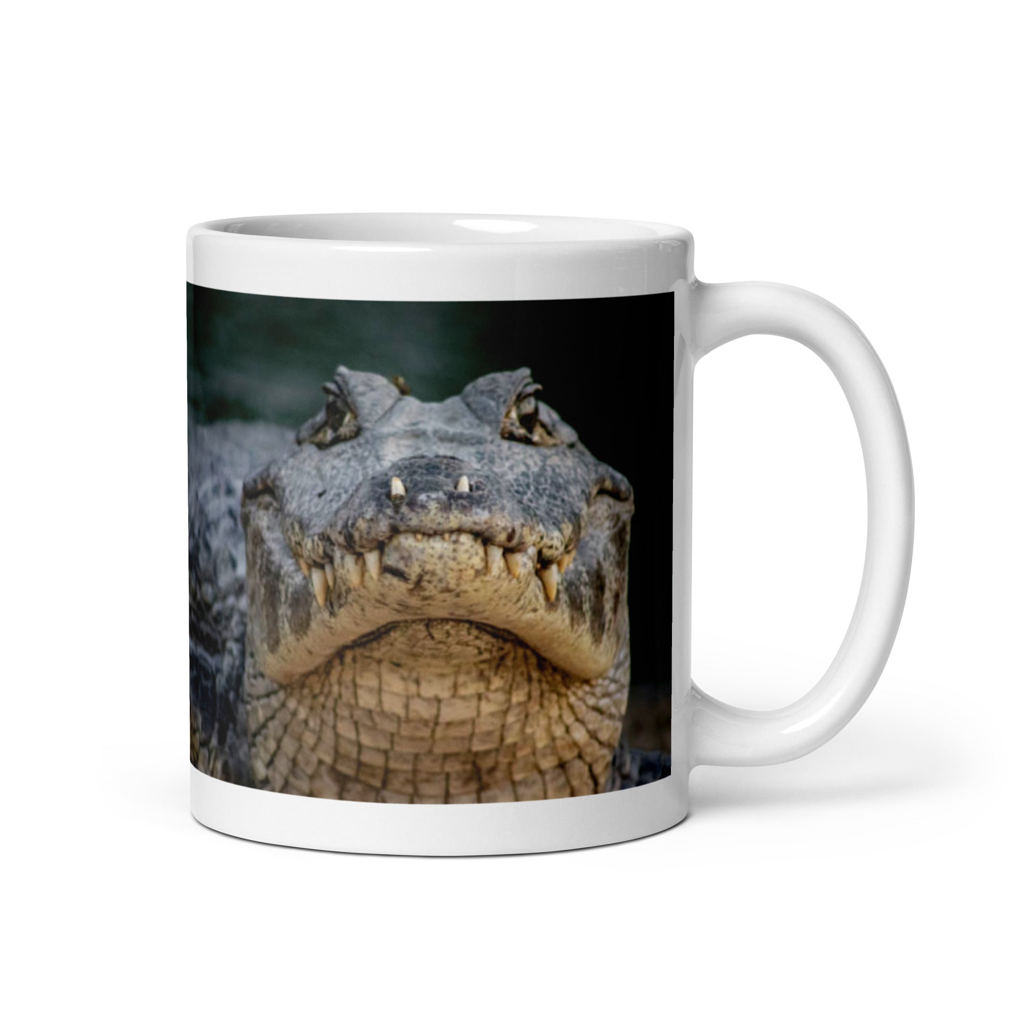 "Alligator Mug#1: Power and Grace of the Swamp (Ceramic)"