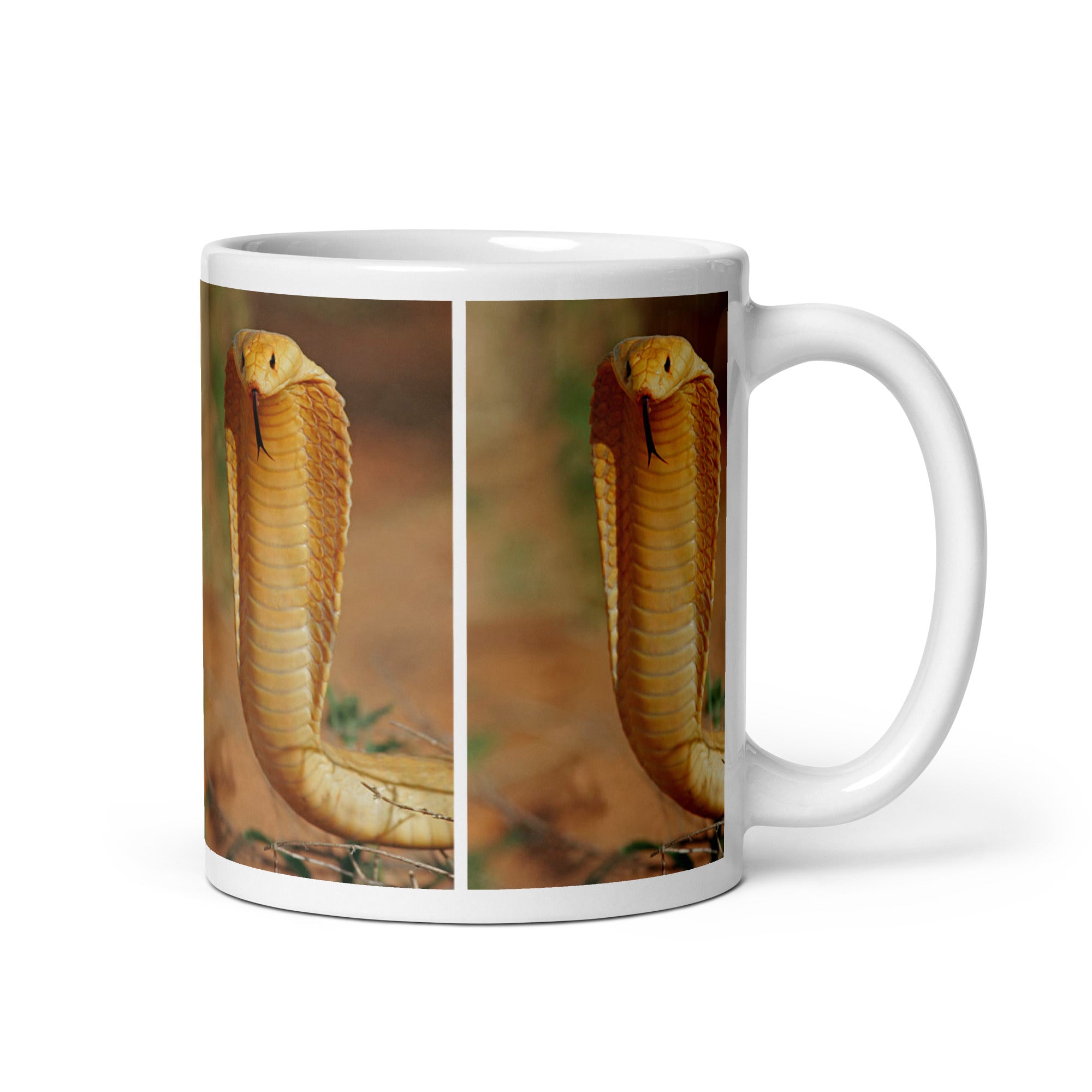 "Cape Cobra Mug #1: Majesty and Power of the Desert  (Ceramic)" - 0