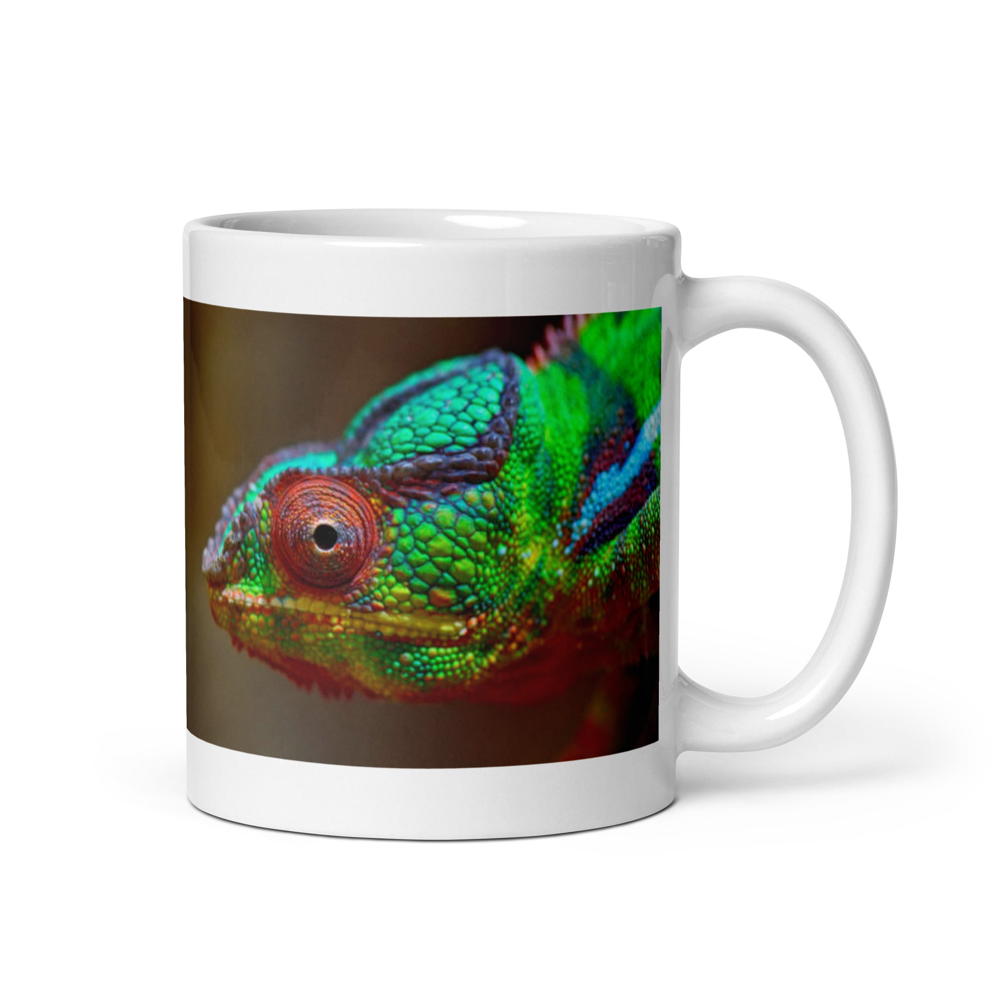 "Chameleon Mug #1:  Color and Adaptability of the Wild  (Ceramic)" - 0