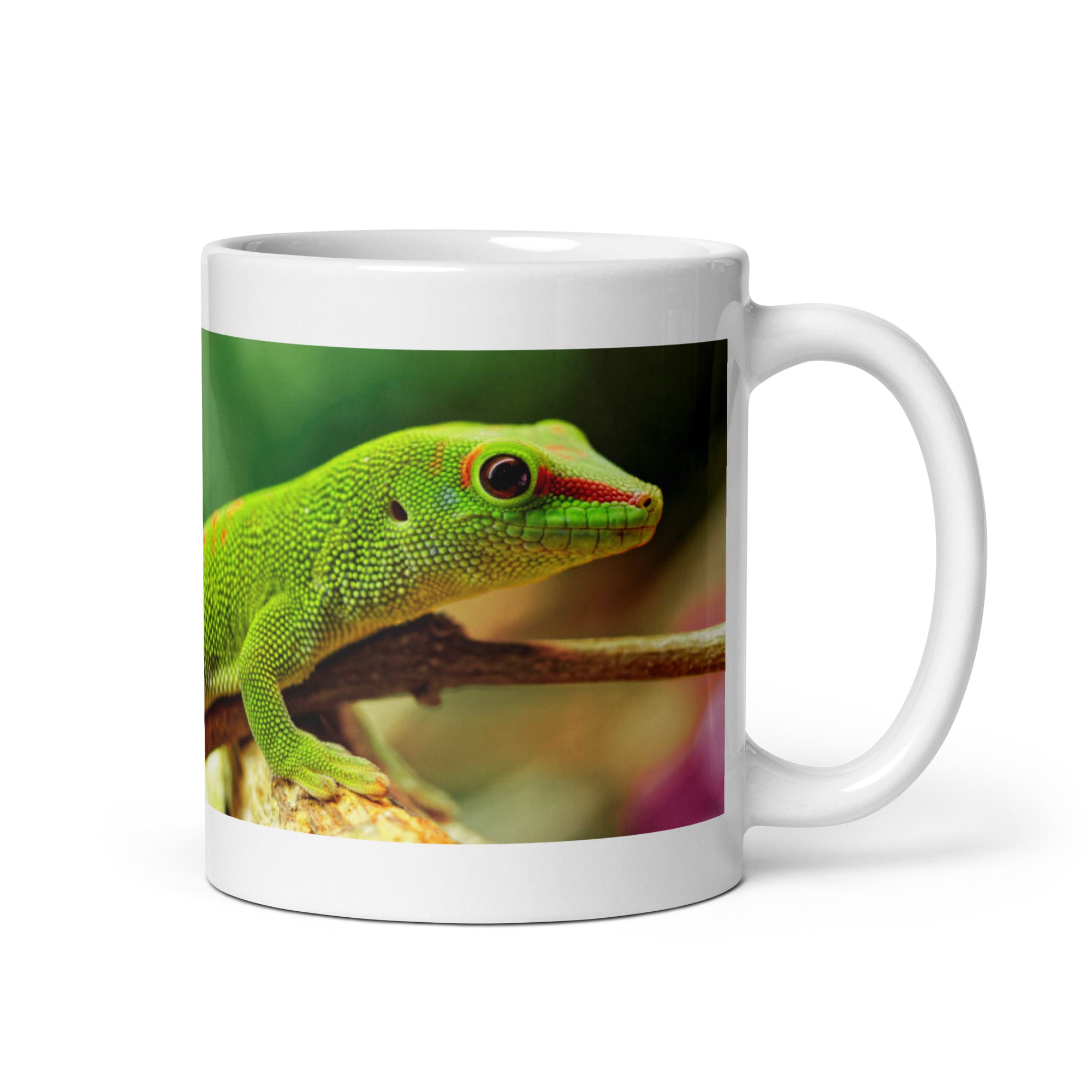 "Gecko Mug #1:  Charm and Agility of the Tropics  (Ceramic)"