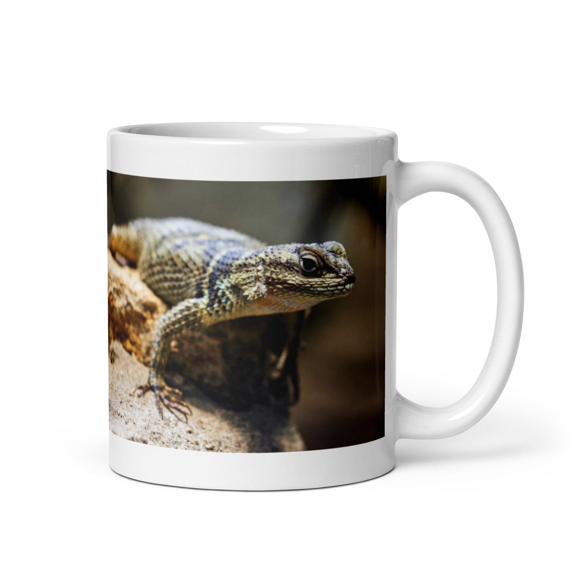 "Lizard Mug #1: Agility and Charm of the Reptile World  (Ceramic)"