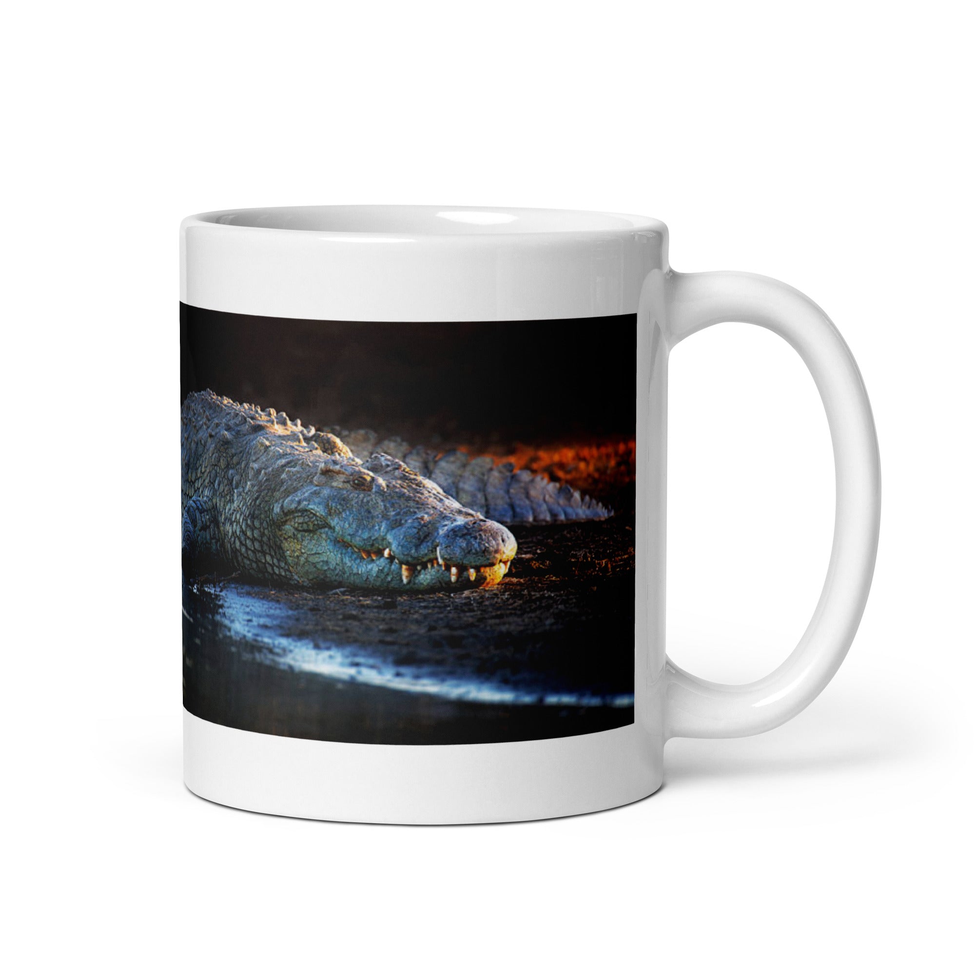 "Nile Crocodile Mug #1:  Power and Majesty of the African Waters  (Ceramic)"