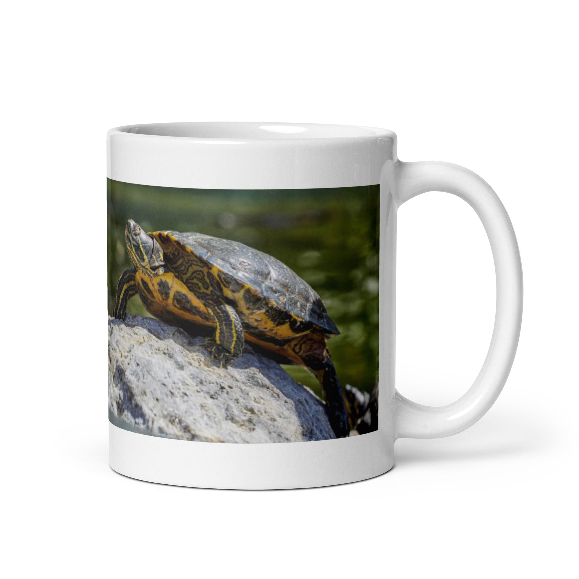 "Turtle  Mug #1: Serenity and Grace of the Ocean (Ceramic)" - 0