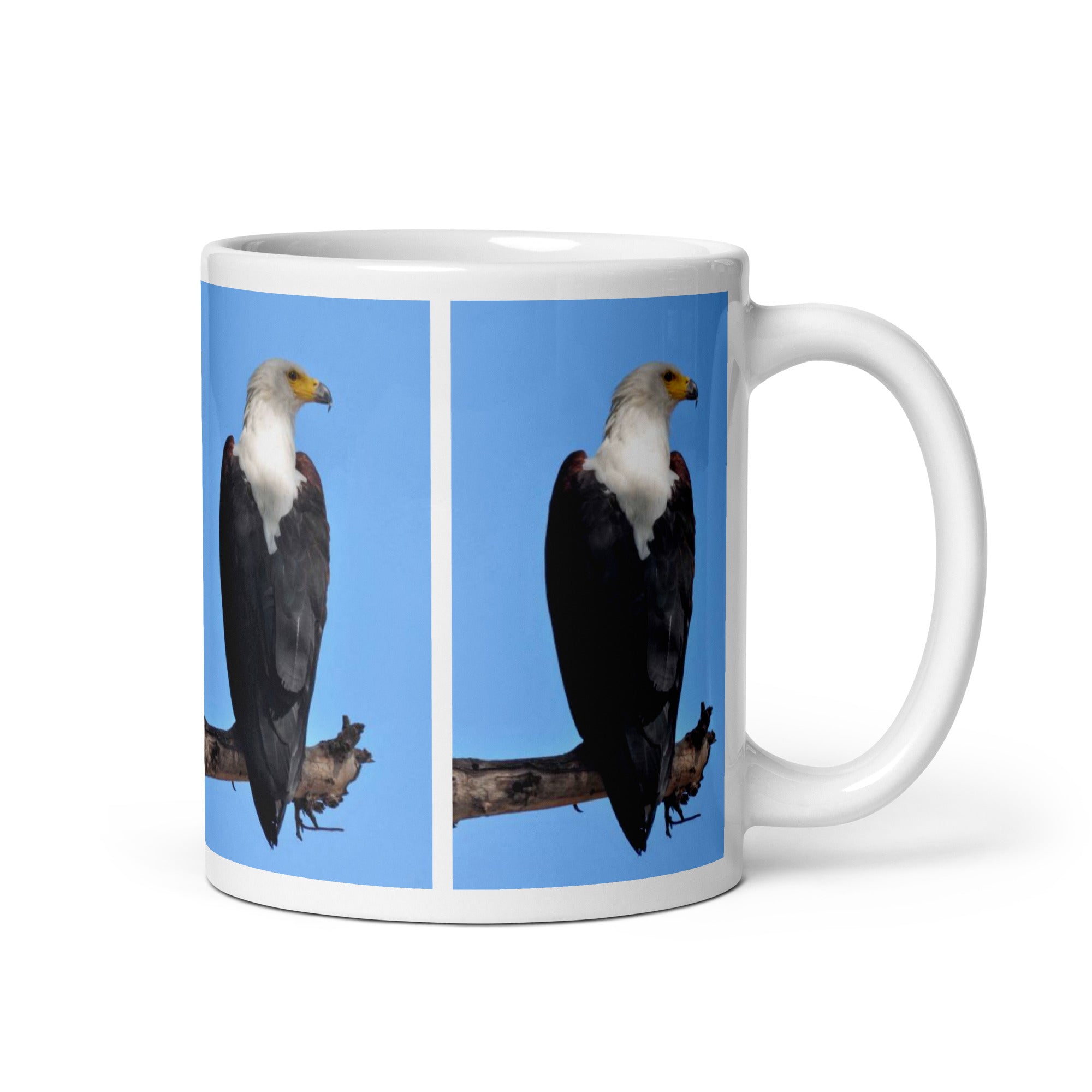 "African Fish Eagle Mug #1: The Piercing Call (Ceramic)"