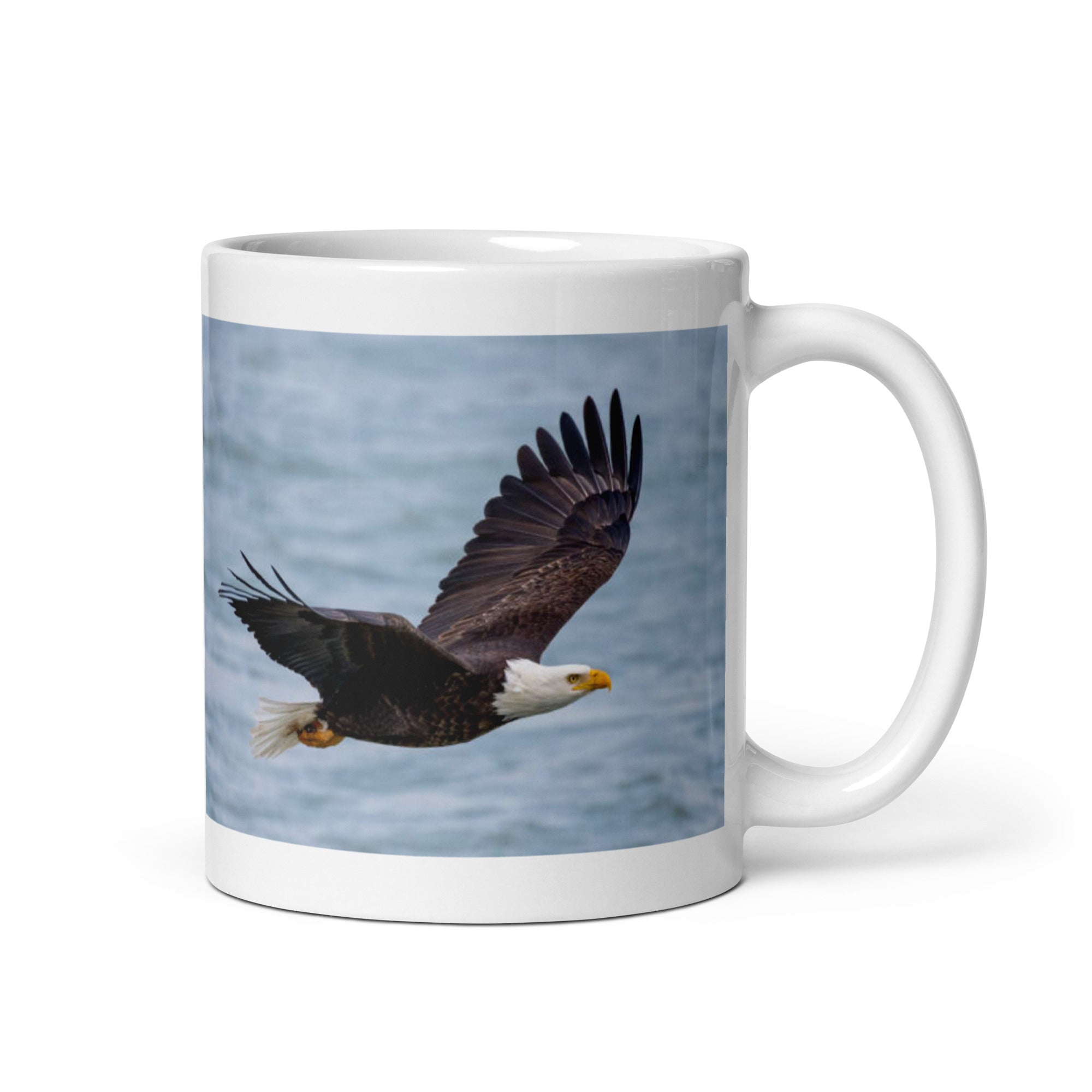 "Bald Eagle Mug #1: The Majestic Soarer (Ceramic)" - 0