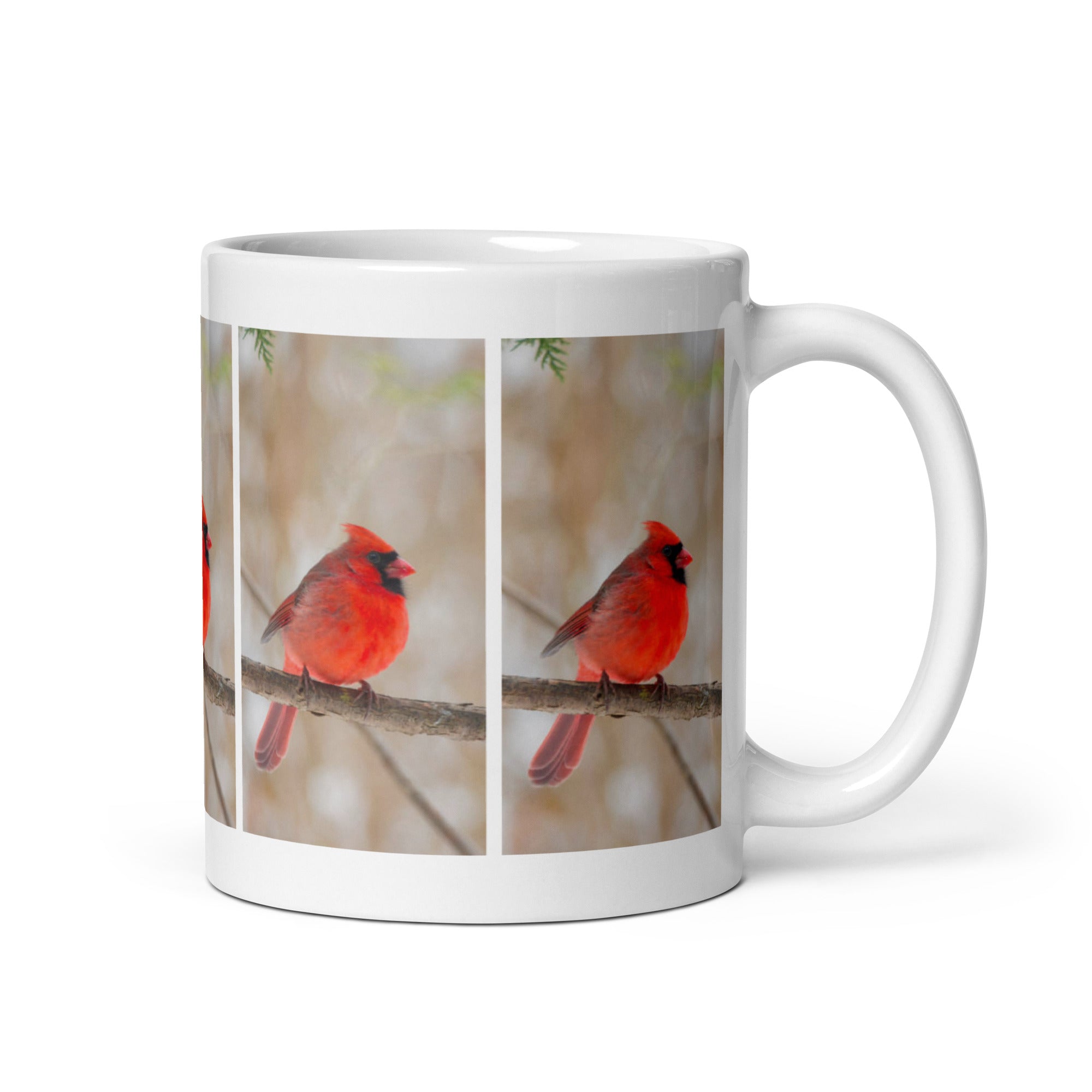 "Cardinal Mug #1: The Crimson Messenger (Ceramic)" - 0