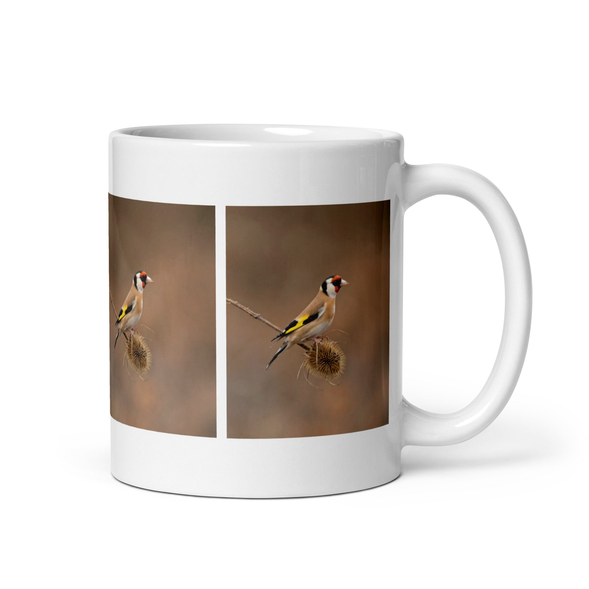 "Finch Mug #1: The Cheerful Warbler (Ceramic)" - 0