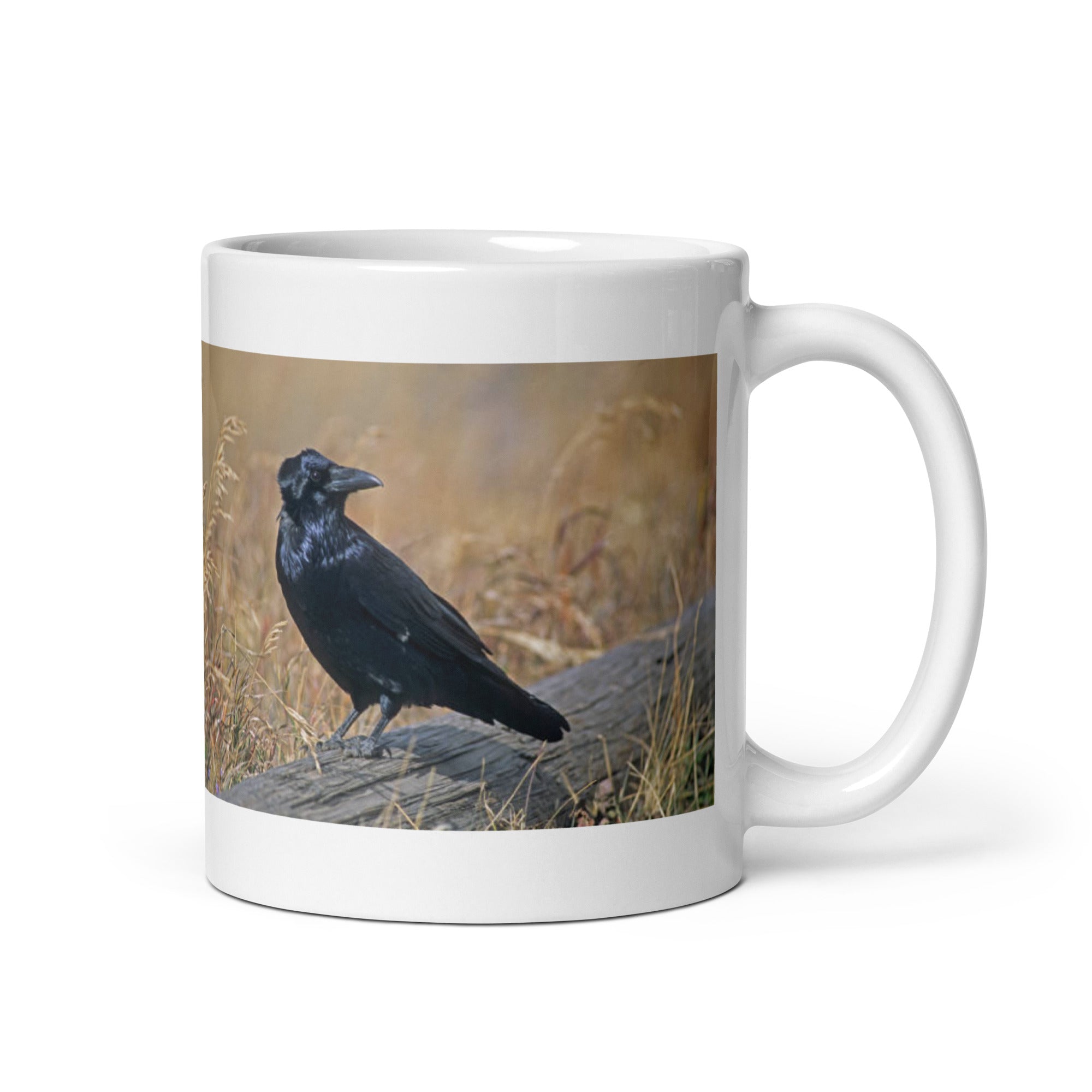 "Raven Mug #1: The Enigmatic Omen (Ceramic)"