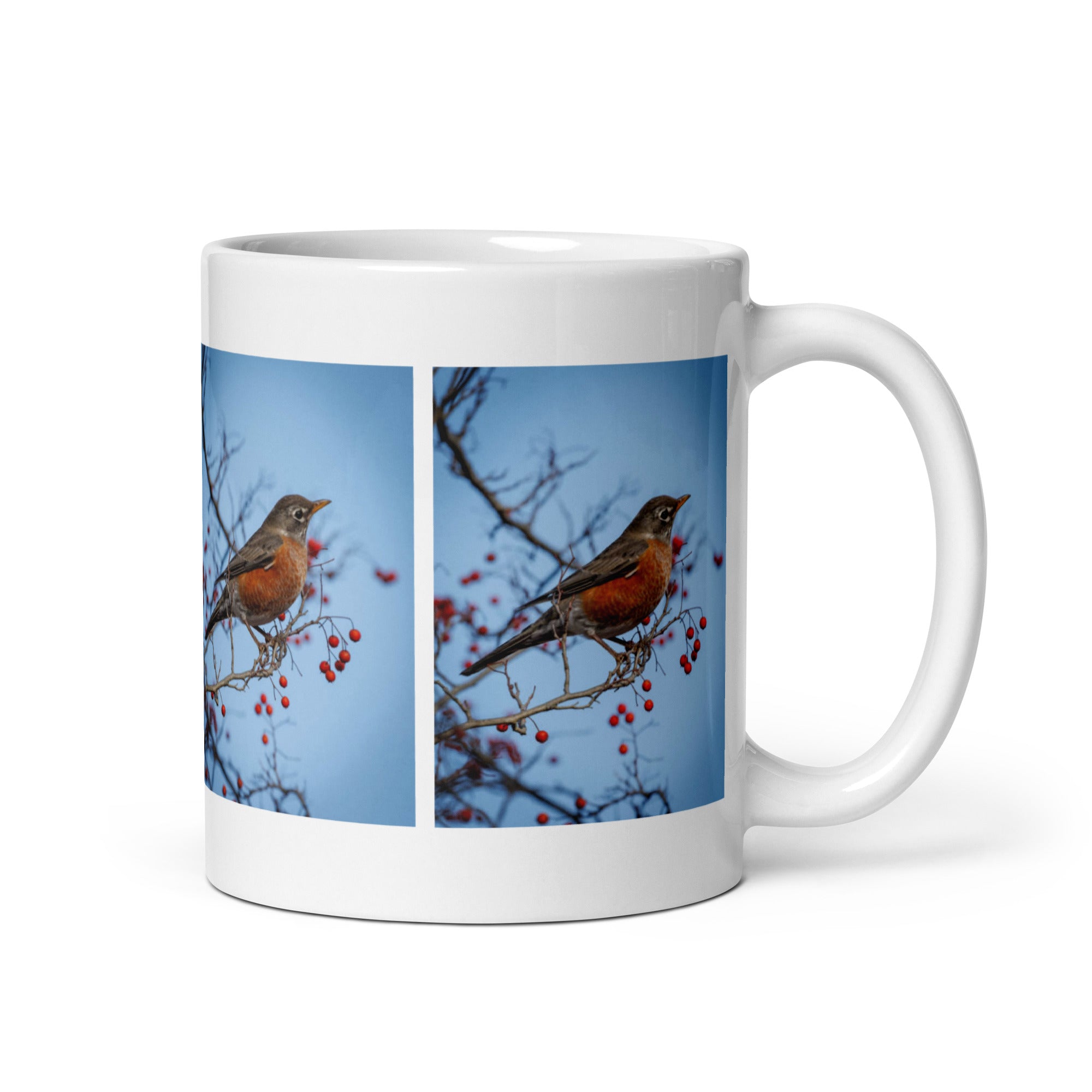 "Robin Mug #1: The Cheerful Early Bird (Ceramic)"