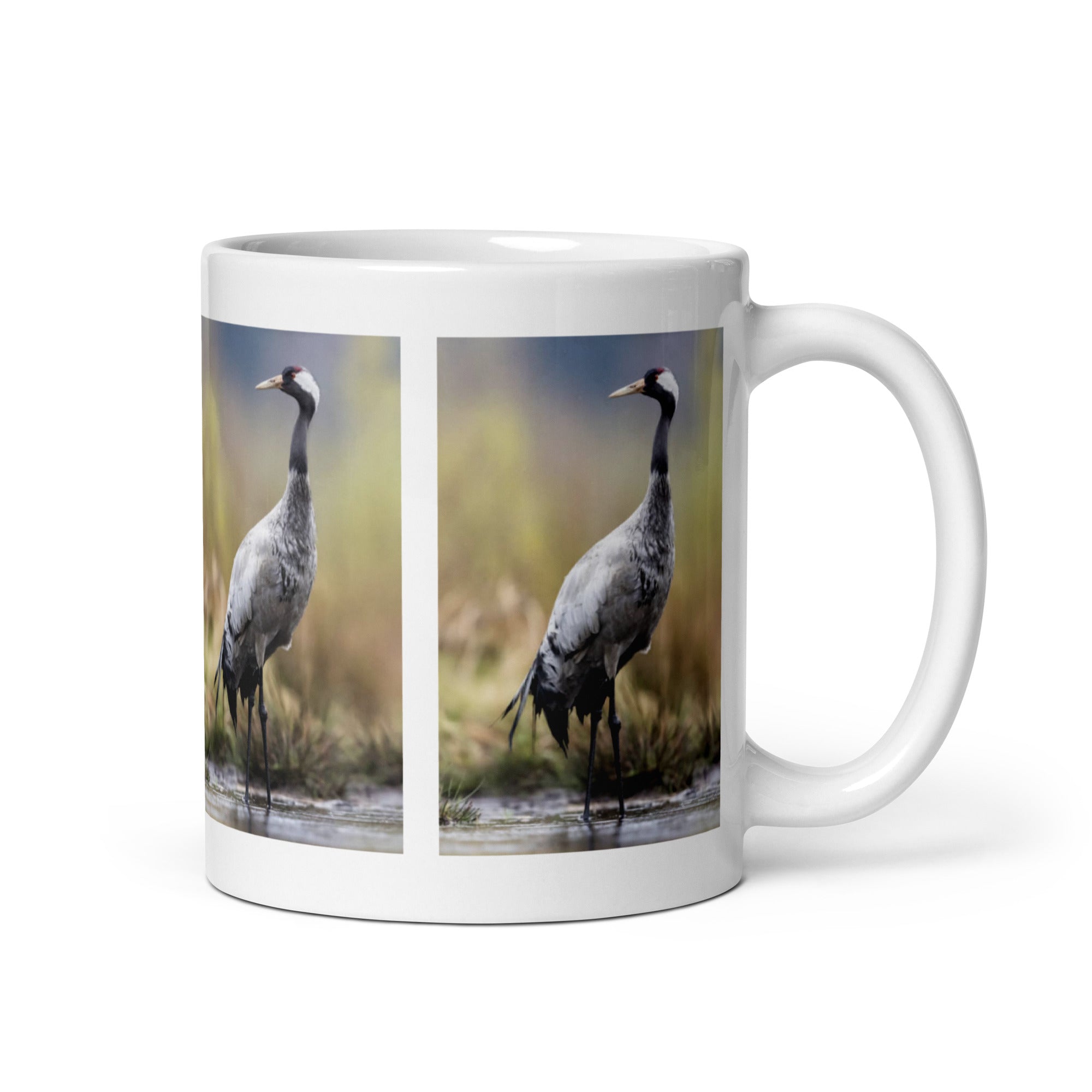 "Crane Mug #1: The Elegant Wader (Ceramic)" - 0