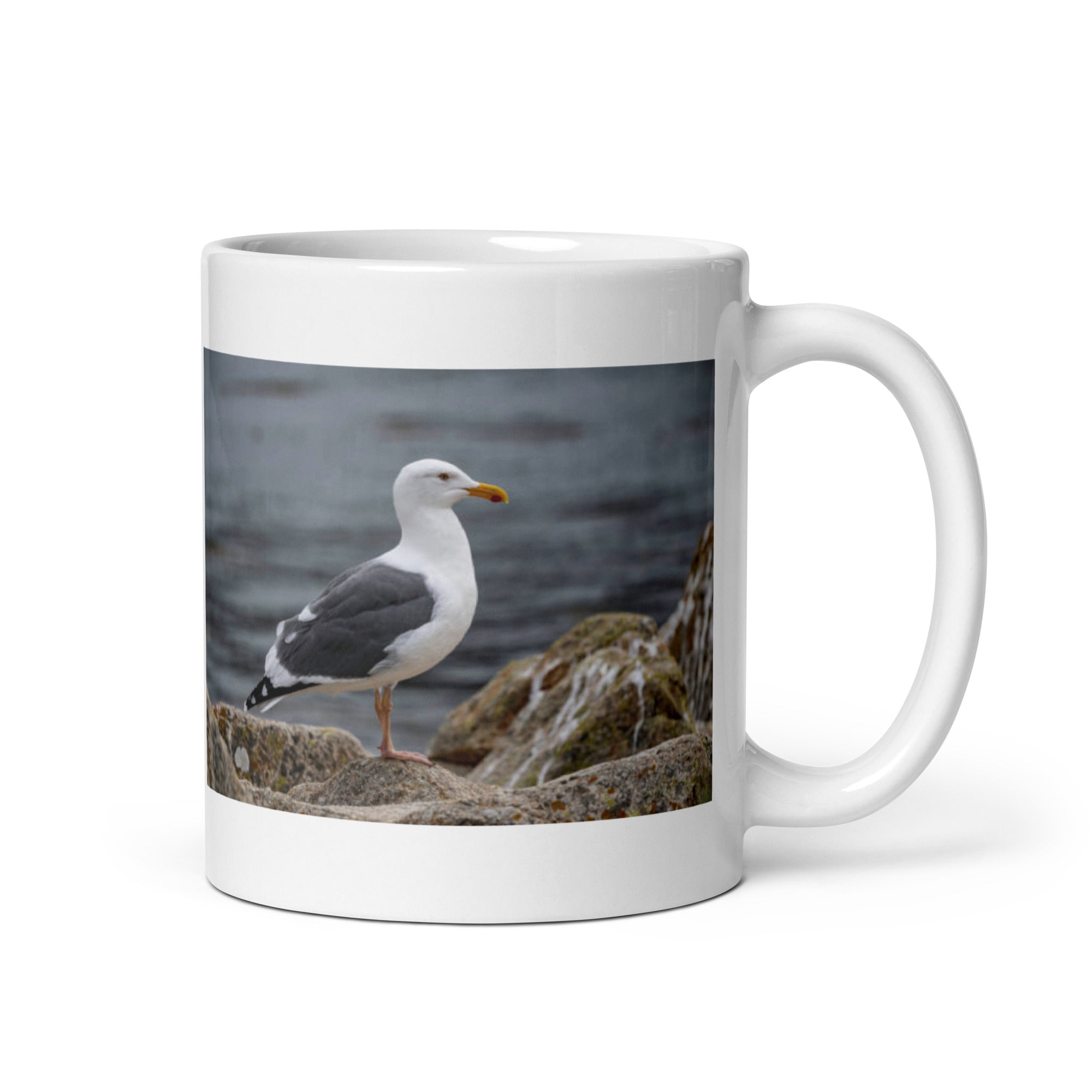 "Gull Mug #1: The Coastal Scavenger (Ceramic)"