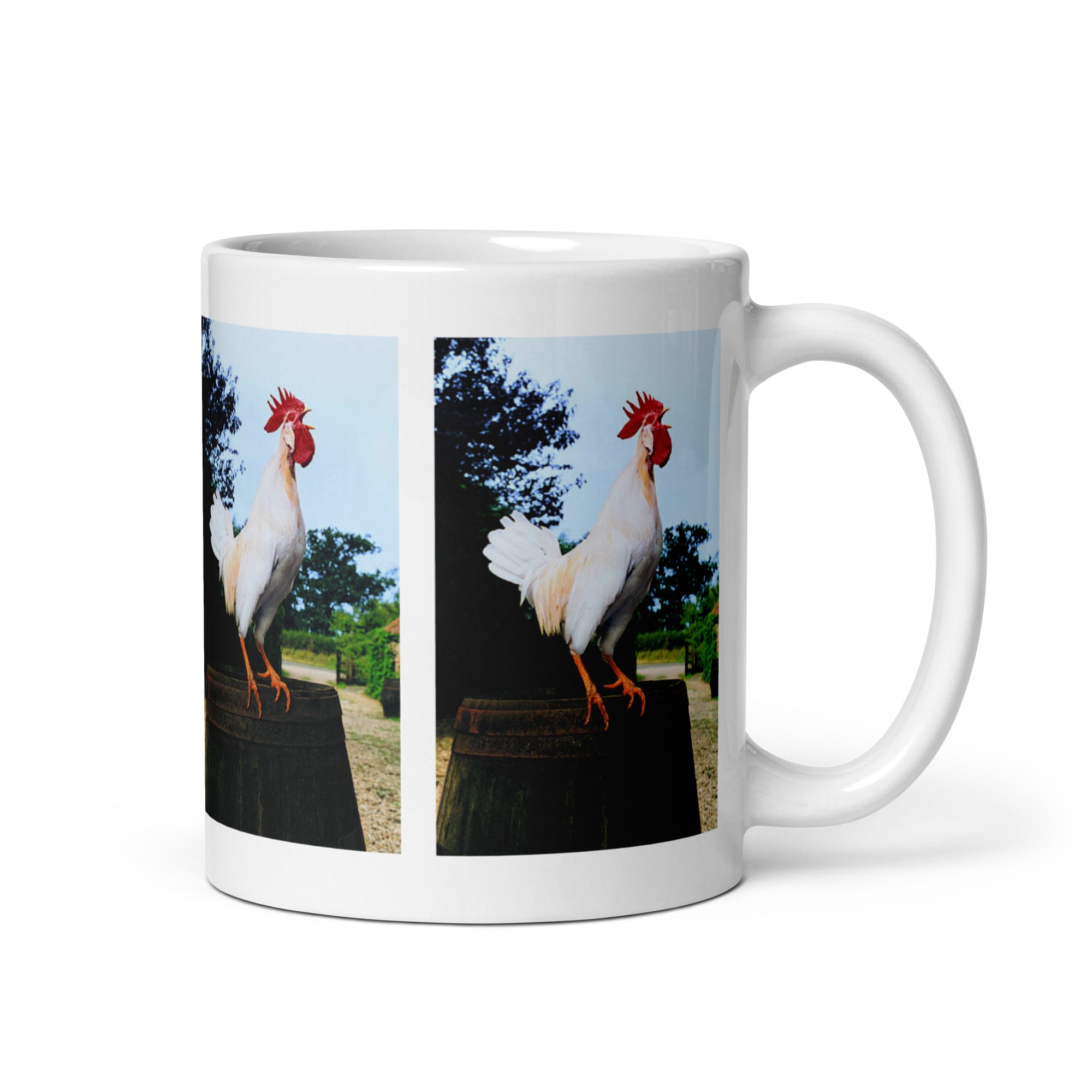 "Chicken Mug #1: The Clucky Connoisseur (Ceramic)"