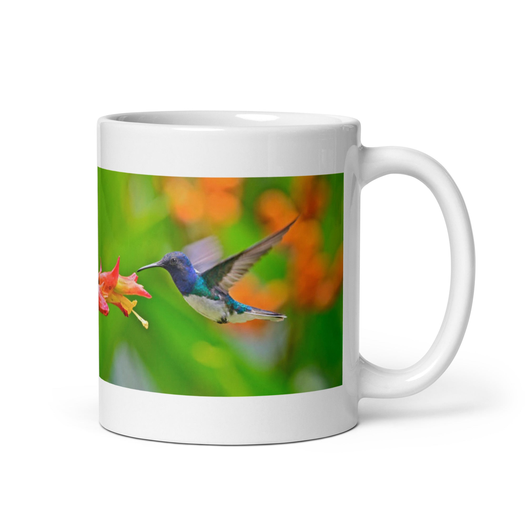 "Hummingbird Mug #1: The Tiny Dynamo (Ceramic)" - 0